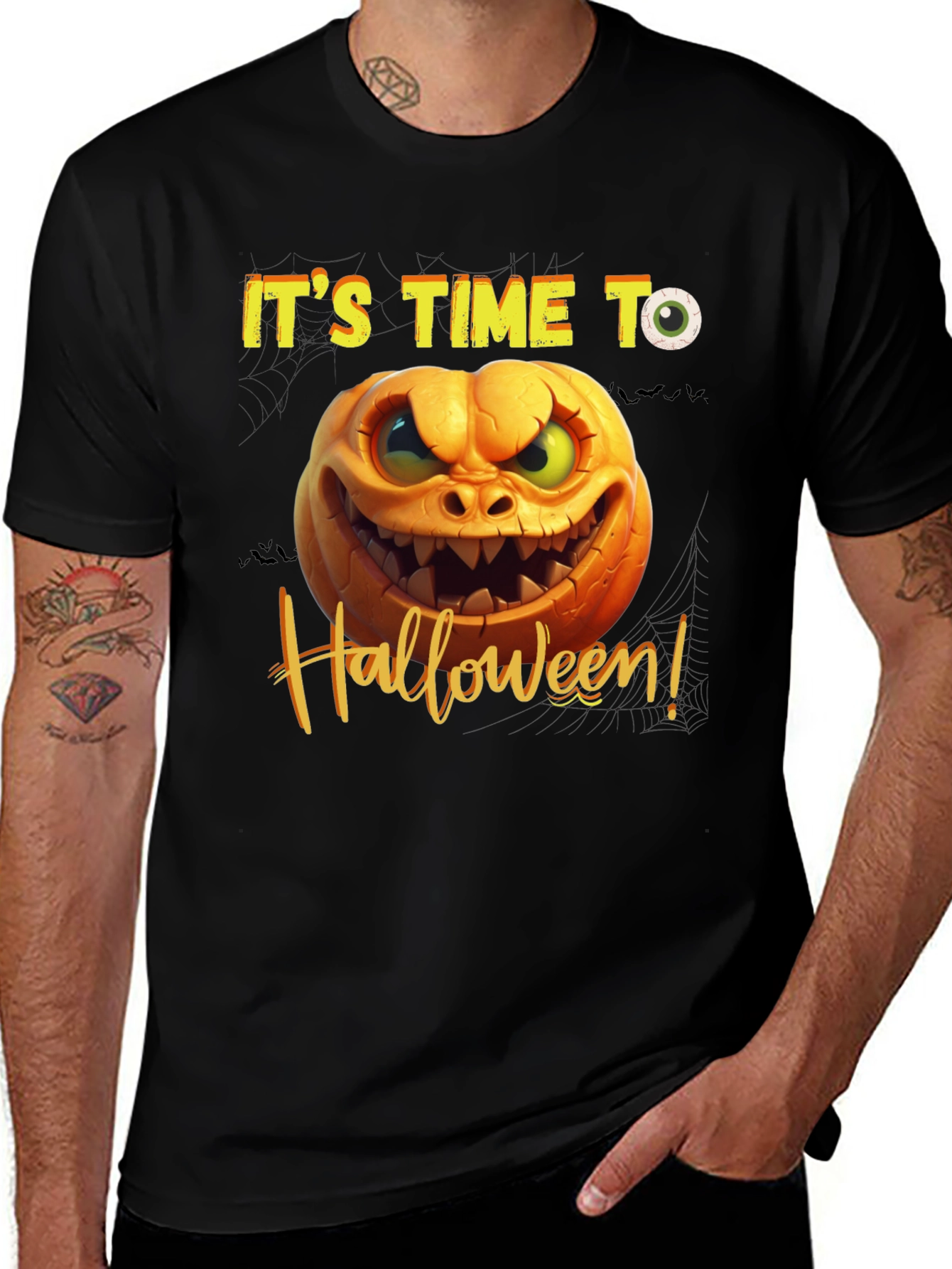 Halloween Pumpkin T-Shirt - Spooky Season Apparel