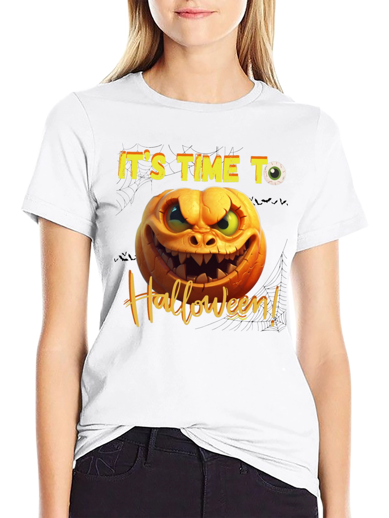 Halloween Pumpkin T-Shirt - Spooky Season Apparel