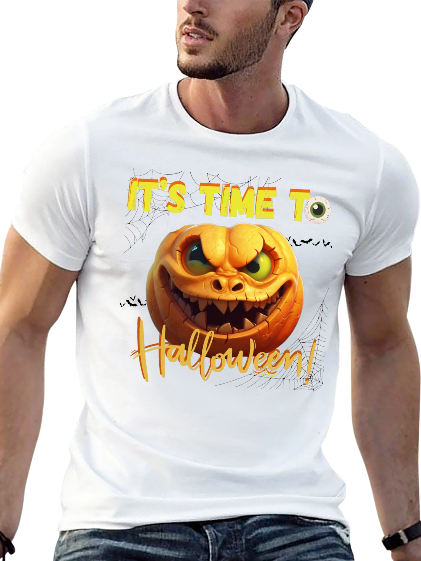 Halloween Pumpkin T-Shirt - Spooky Season Apparel