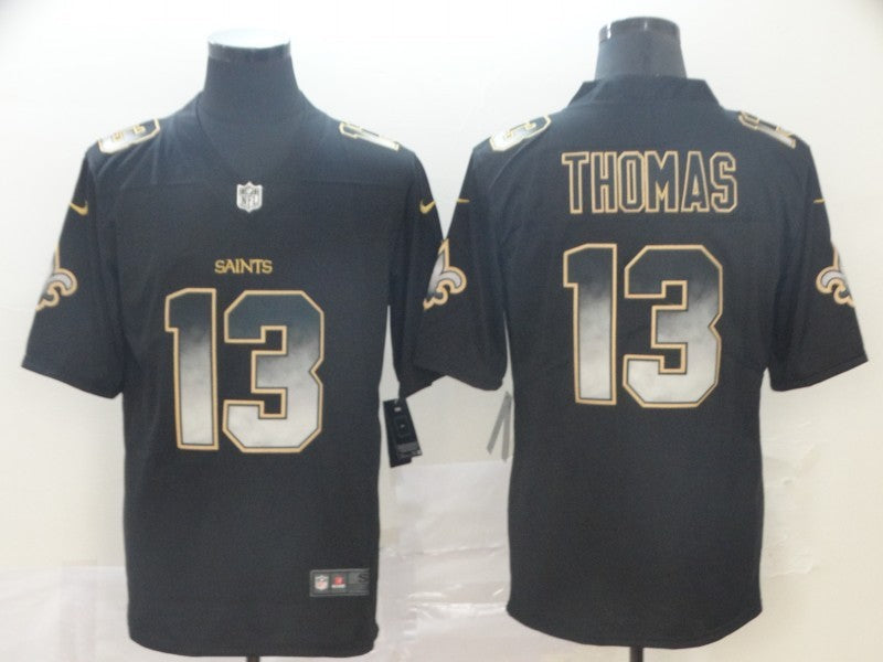Men's New Orleans Saints #13 Michael Thomas Black Game Jerseys