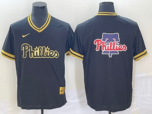 Men's Philadelphia Phillies Black Replica Team Jerseys