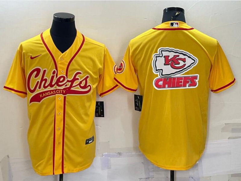 Men's Kansas City Chiefs Gold Game Jerseys