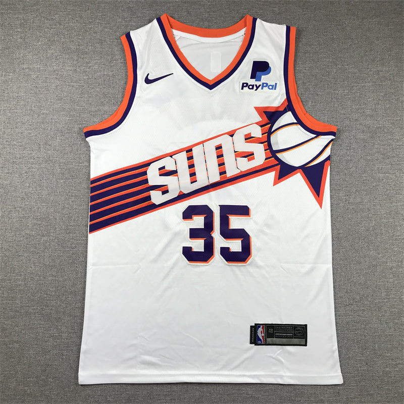 Men's Phoenix Suns Kevin Durant #35 White 2023/24 Fast Break Replica Jerseys - Association Edition