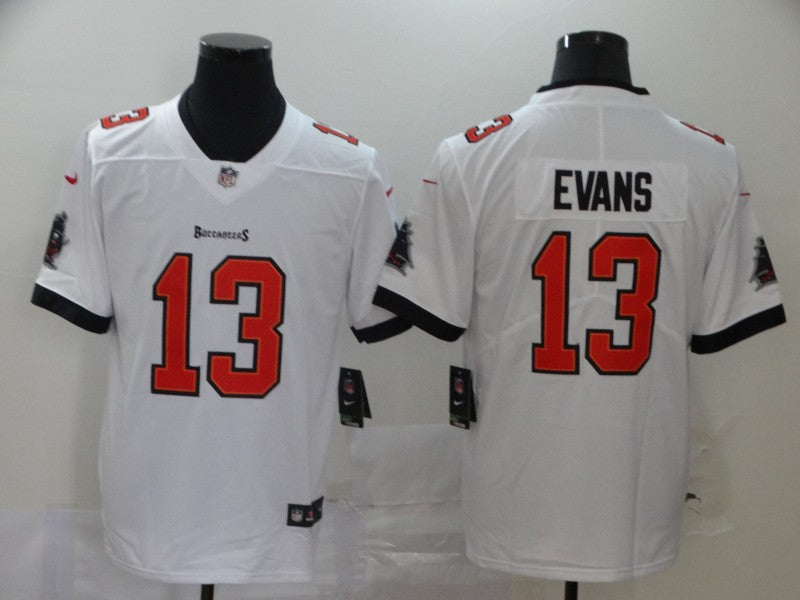 Men's Tampa Bay Buccaneers Mike Evans #13 White Game Jerseys