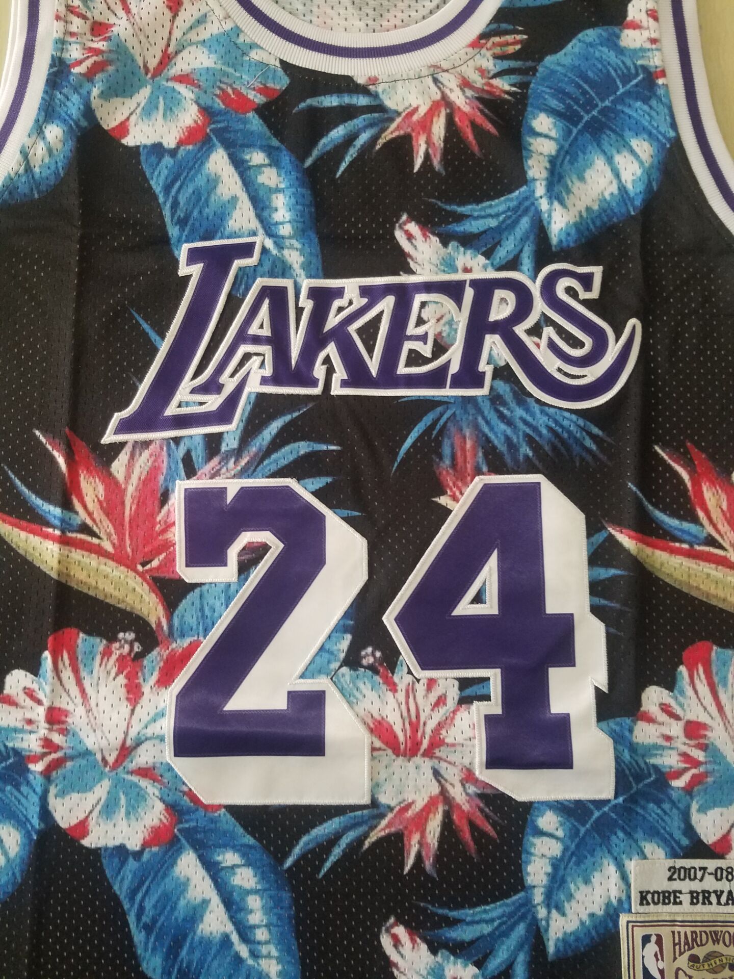 Men's Los Angeles Lakers Kobe Bryant Hardwood Classics Player Jerseys