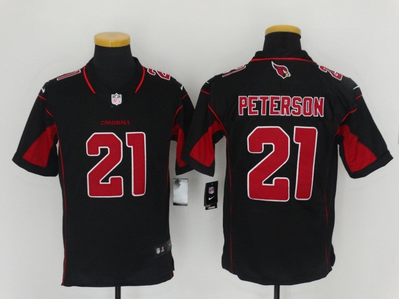Men's Arizona Cardinals Patrick Peterson #21 Black Game Player Jerseys