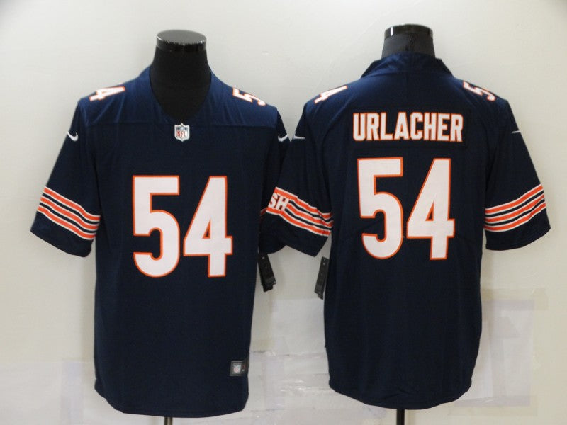 Men's Chicago Bears Brian Urlacher #54 Navy Game Jerseys