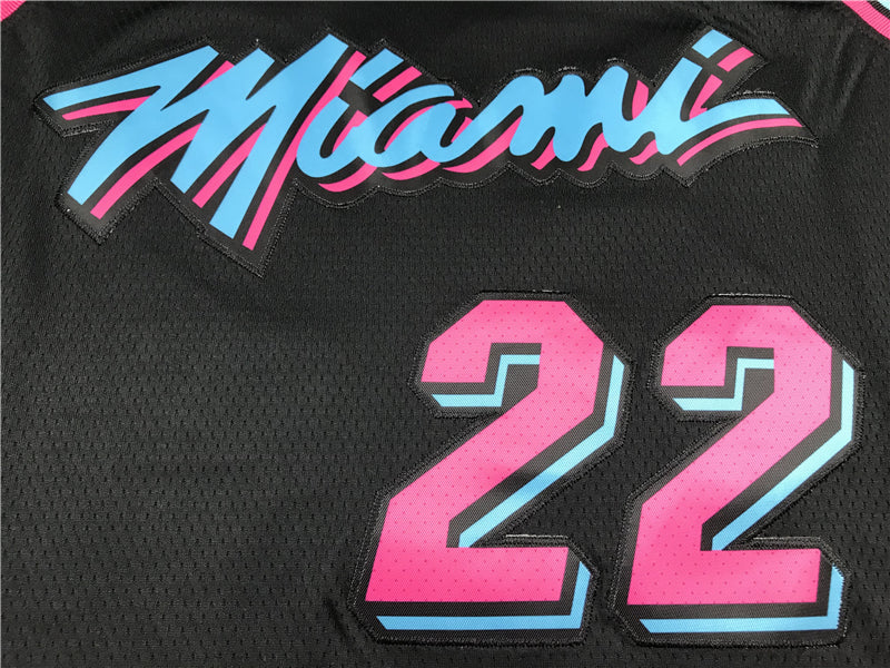 Men's Miami Heat Jimmy Butler #22 NBA Black Swingman Jerseys