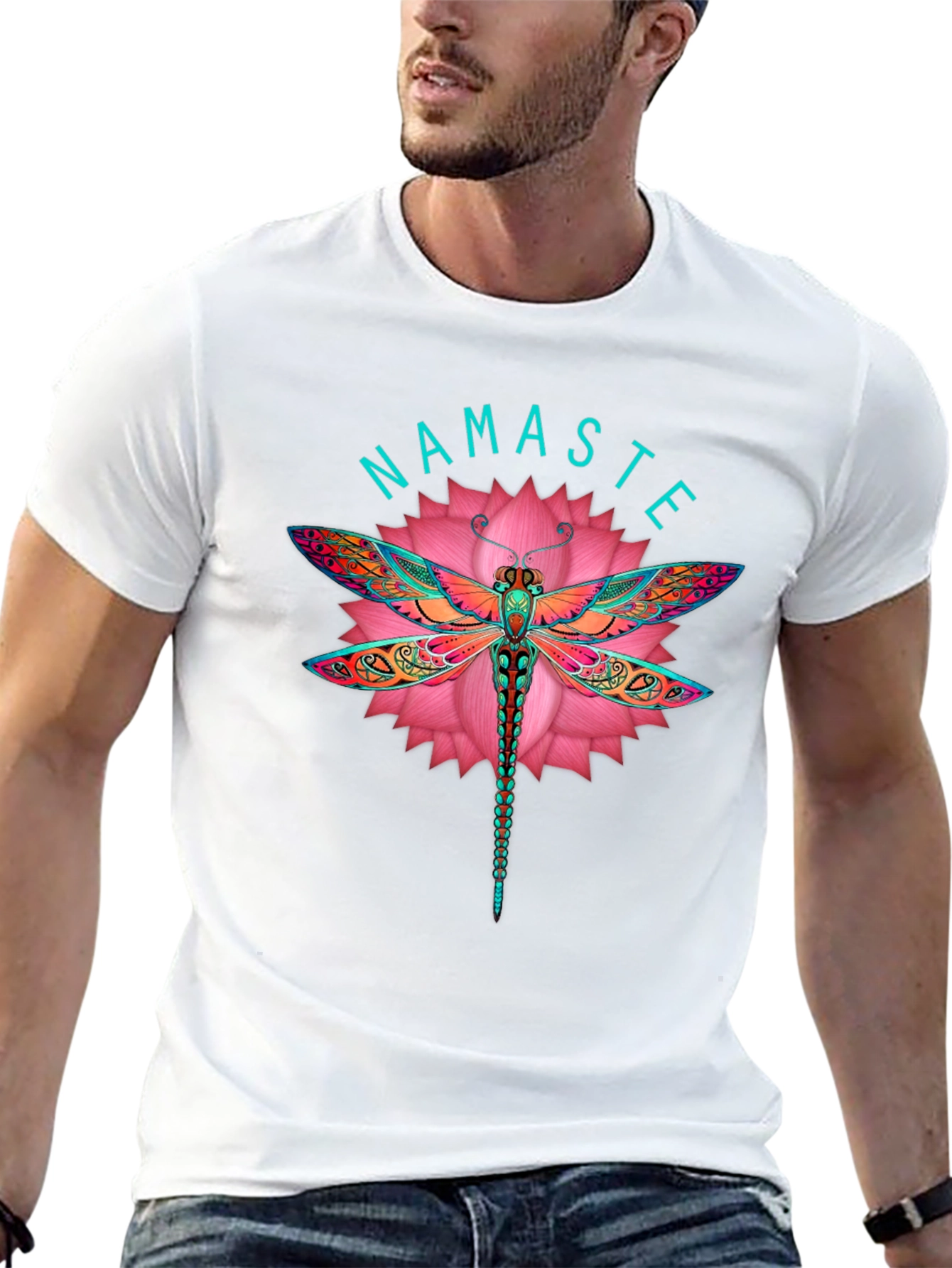 Namaste Dragonfly Graphic Tee