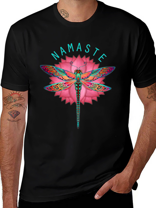 Namaste Dragonfly Graphic Tee