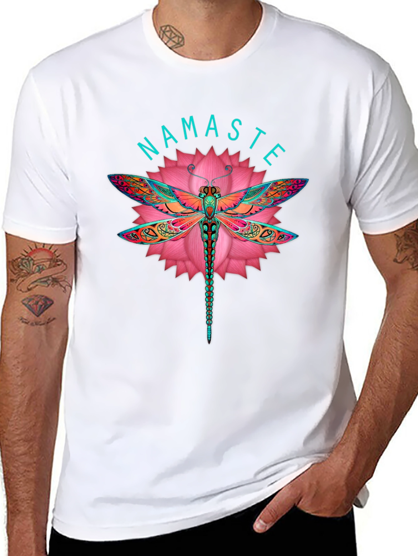Namaste Dragonfly Graphic Tee
