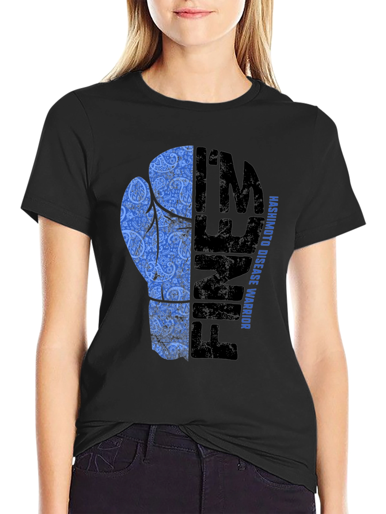 Hashimotos Disease Warrior Boxing Glove T-Shirt