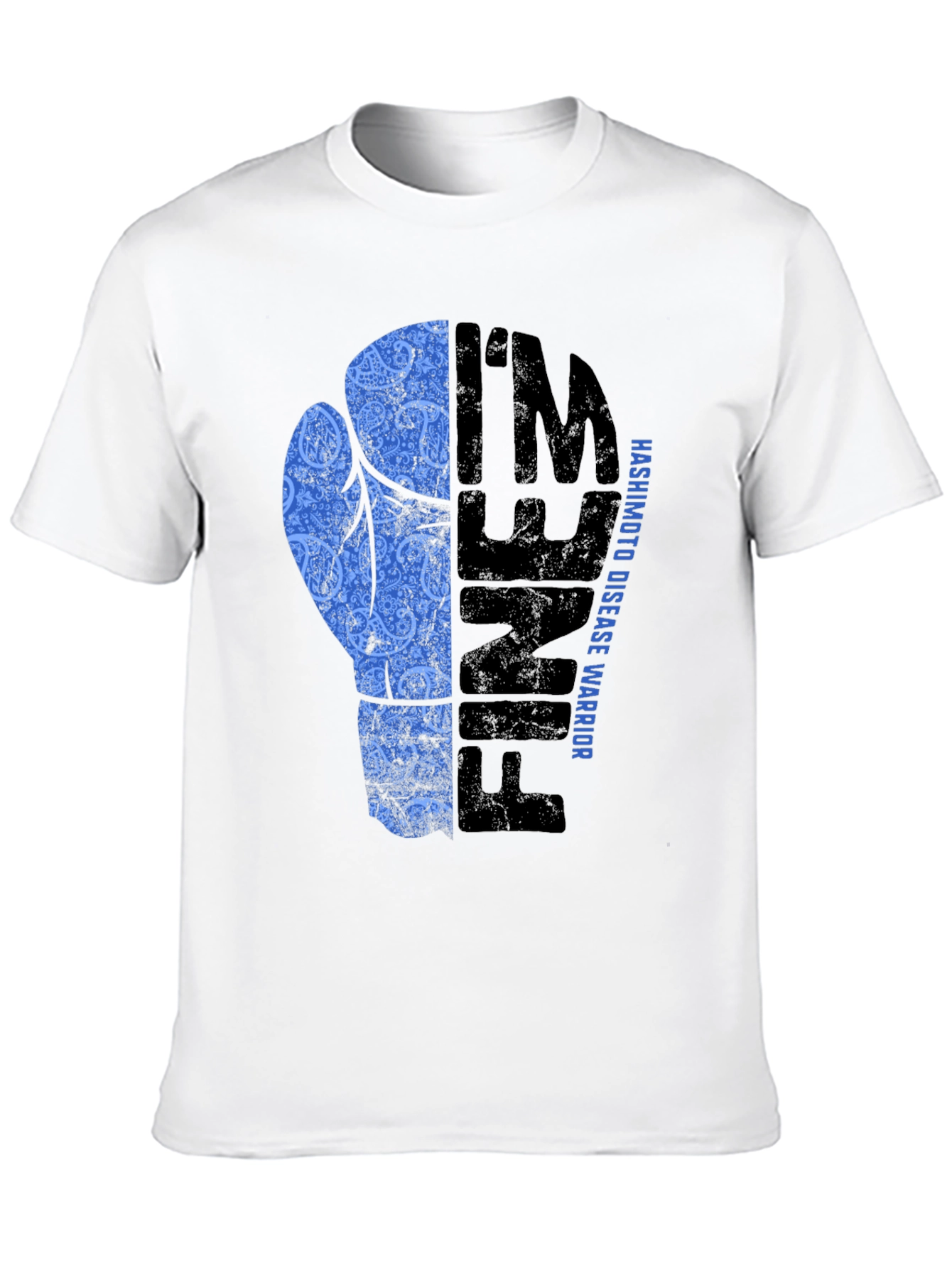 Hashimotos Disease Warrior Boxing Glove T-Shirt