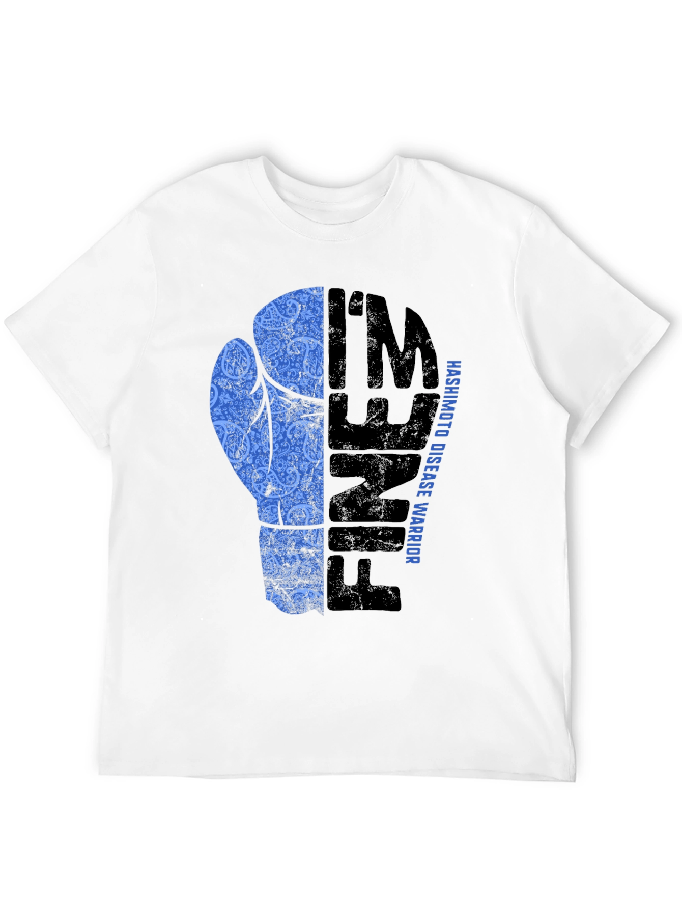 Hashimotos Disease Warrior Boxing Glove T-Shirt