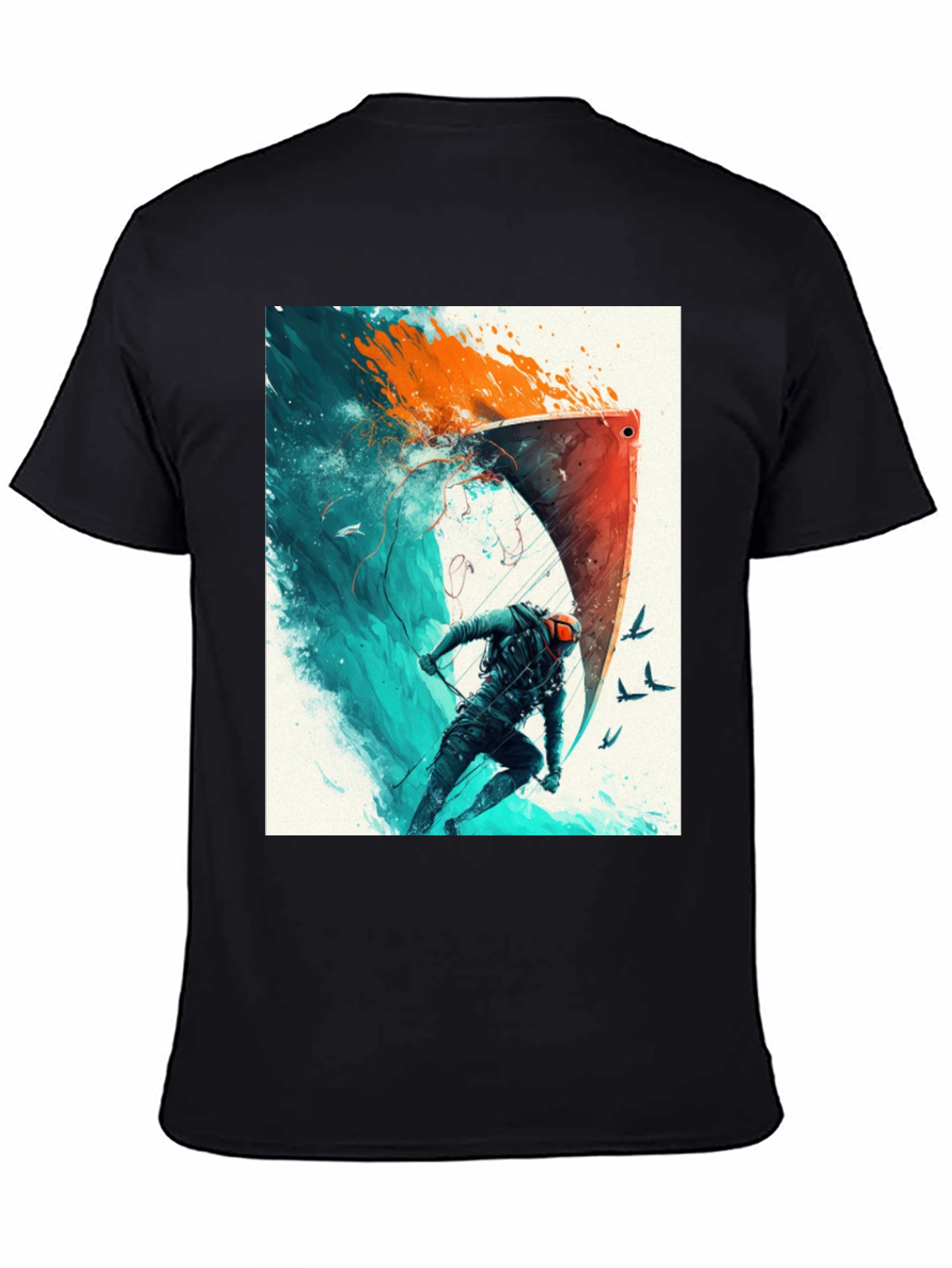 Epic Watersports Graphic Tee - Black Cotton Blend