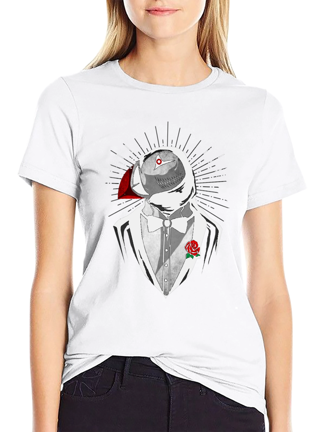 Puffin Tuxedo T-Shirt - Quirky Animal Design