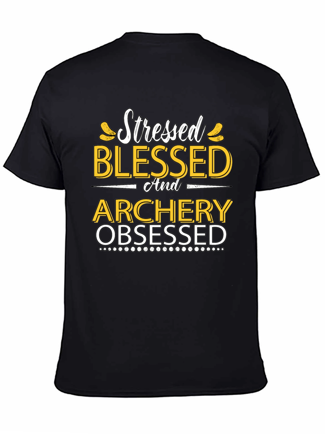 Stressed Blessed Archery Obsessed Graphic Tee