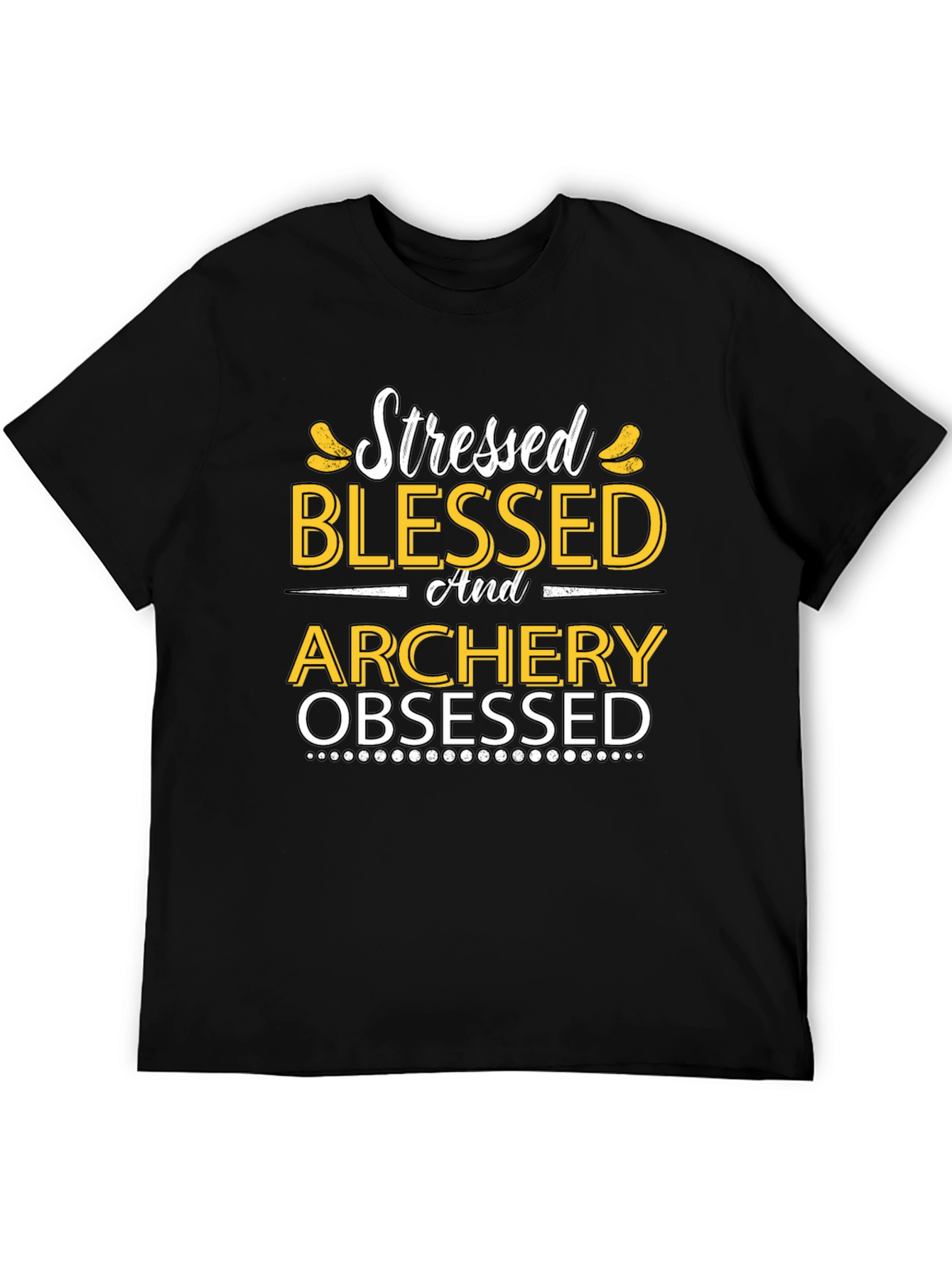 Stressed Blessed Archery Obsessed Graphic Tee