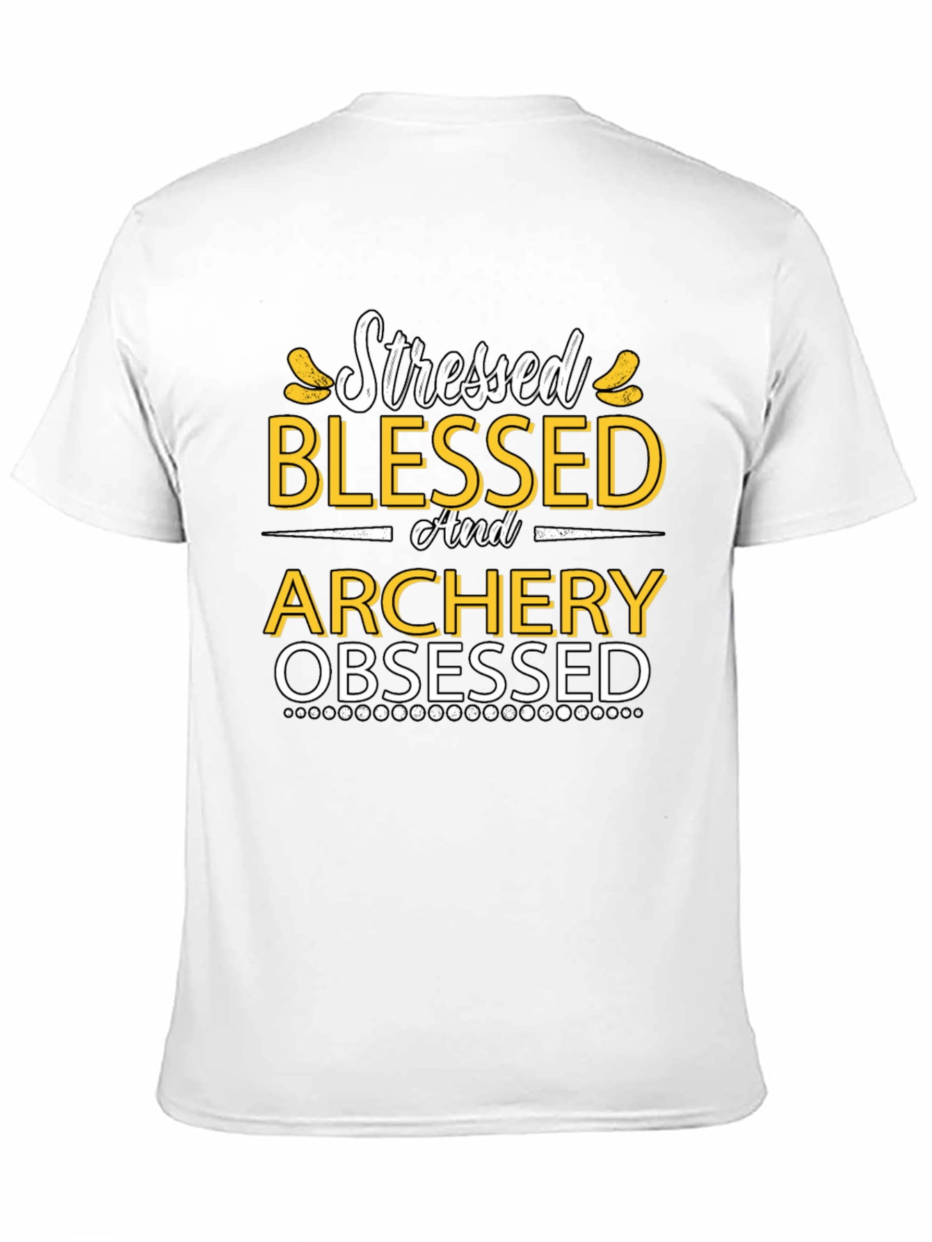Stressed Blessed Archery Obsessed Graphic Tee