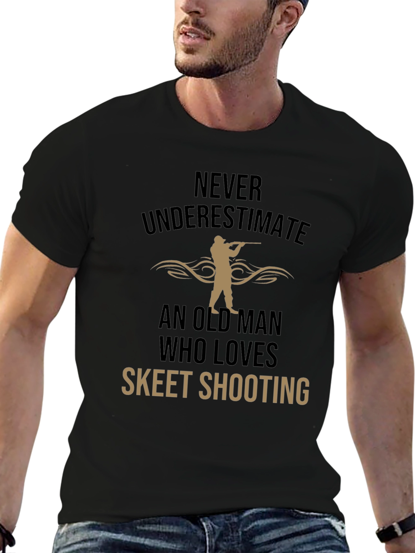 Skeet Shooting Old Man T-Shirt
