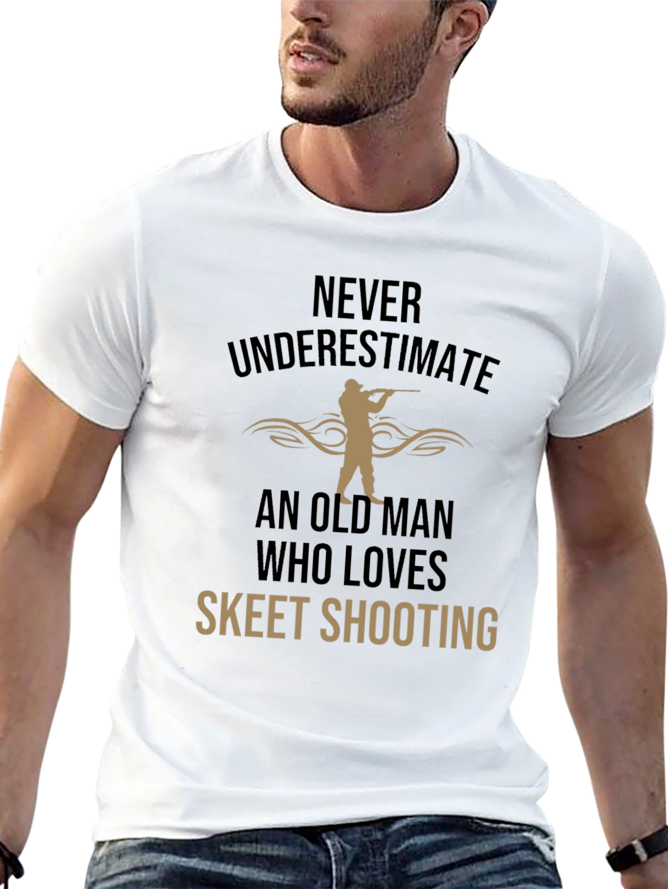 Skeet Shooting Old Man T-Shirt