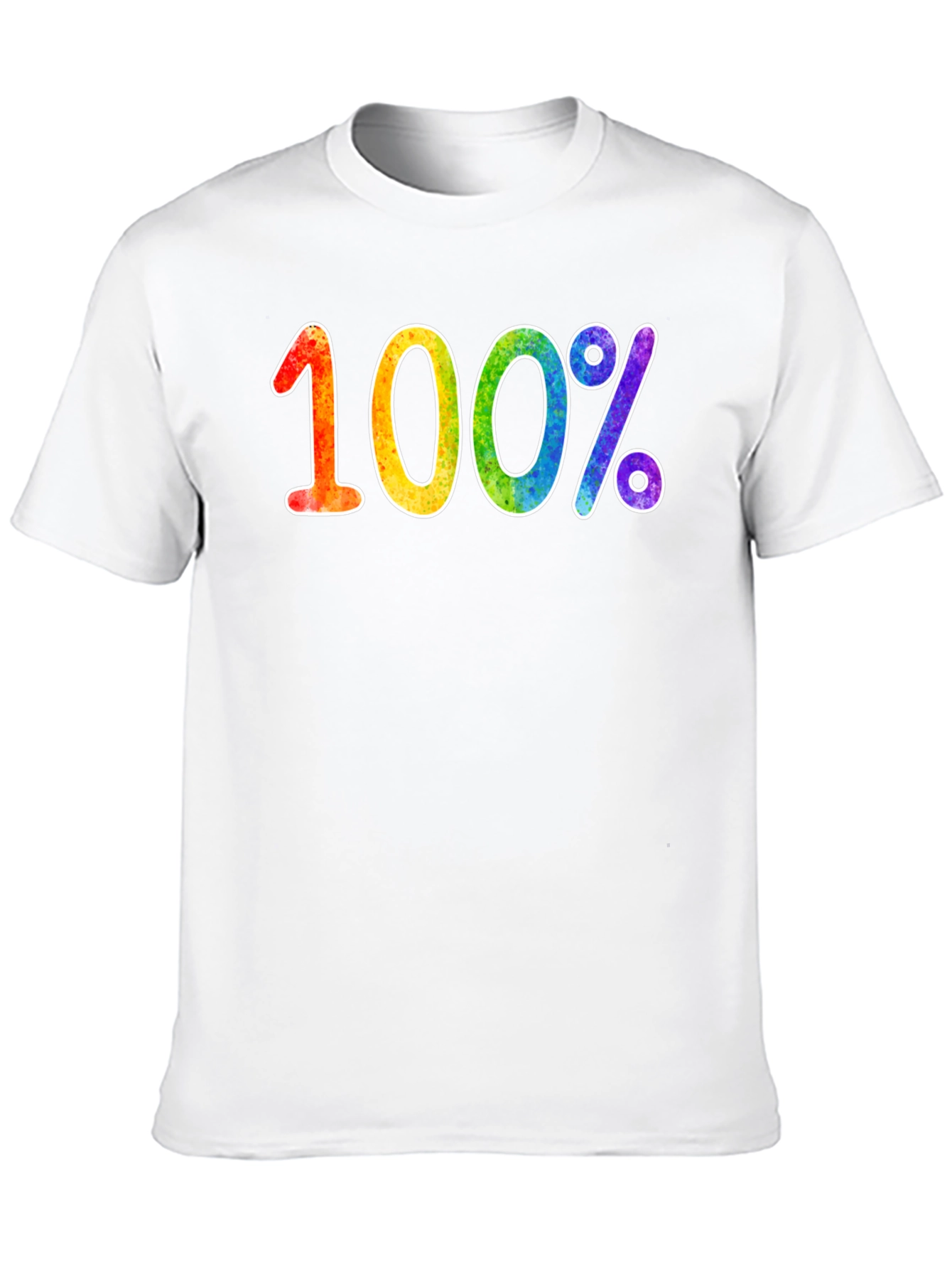 Rainbow 100% Graphic Tee