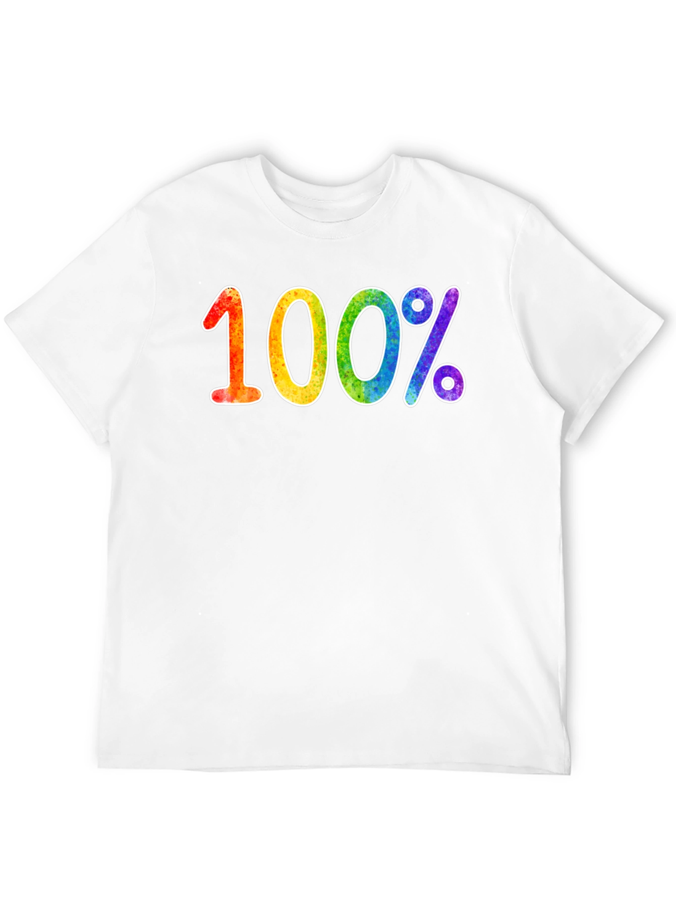 Rainbow 100% Graphic Tee