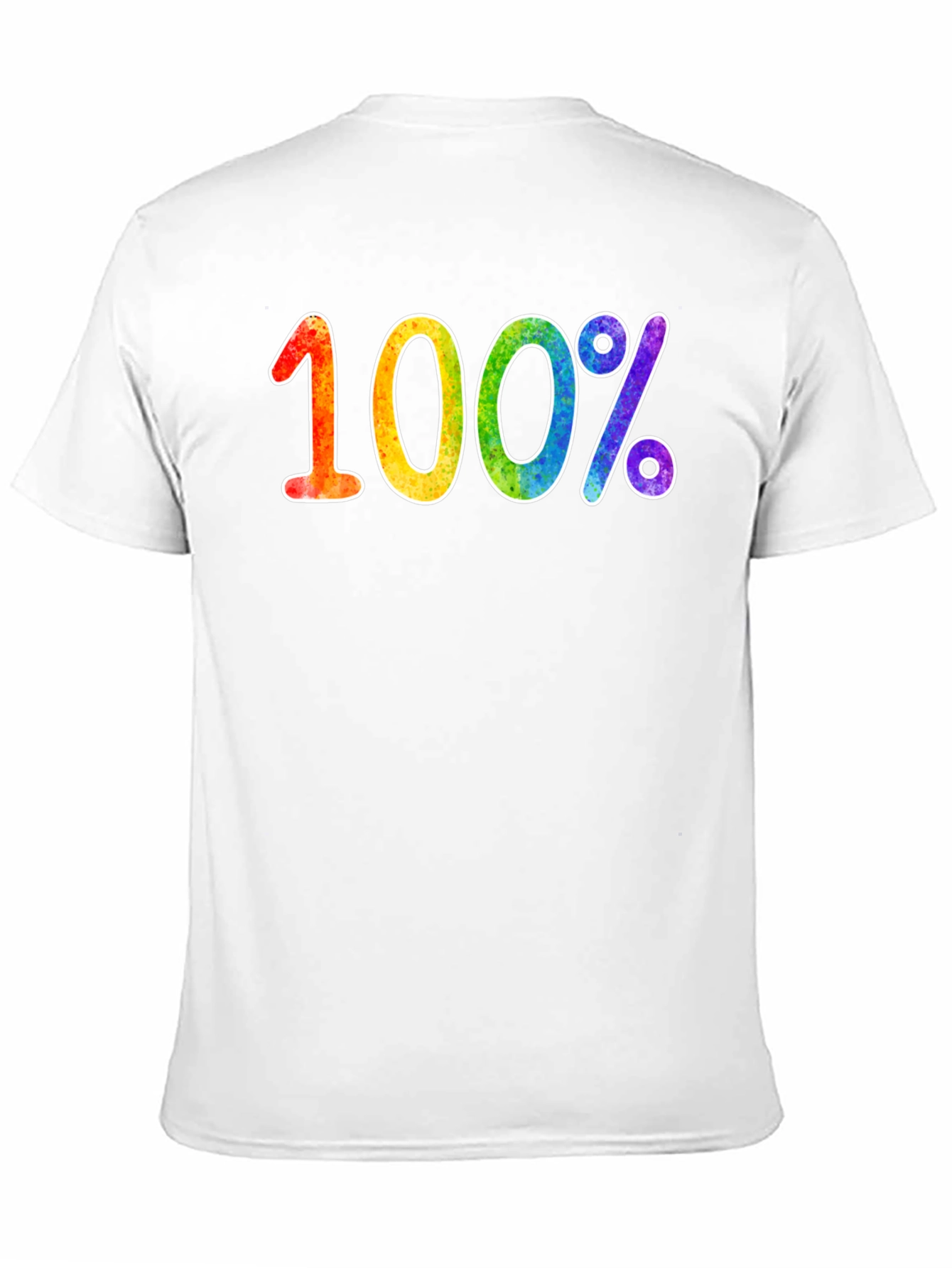 Rainbow 100% Graphic Tee