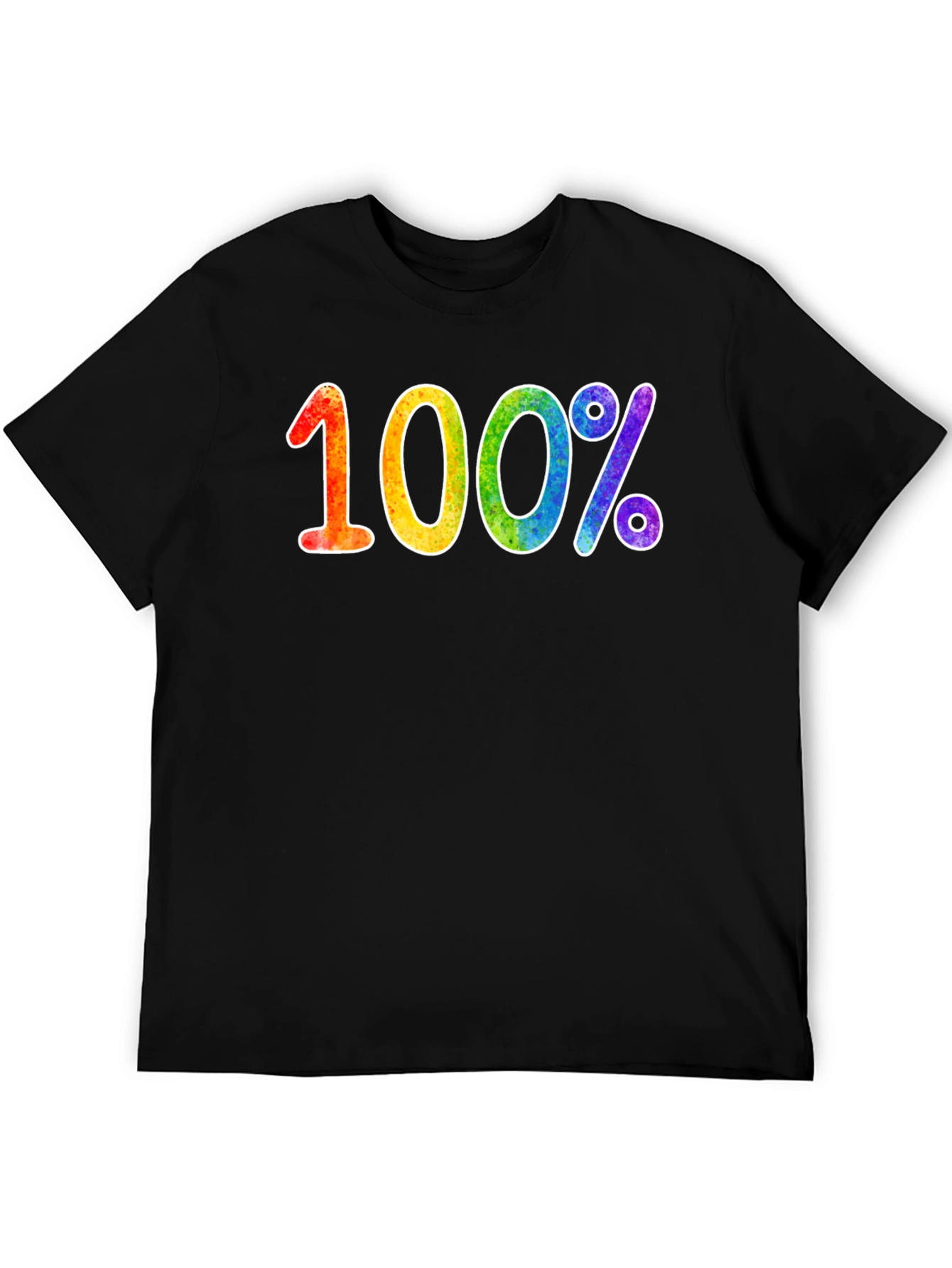 Rainbow 100% Graphic Tee