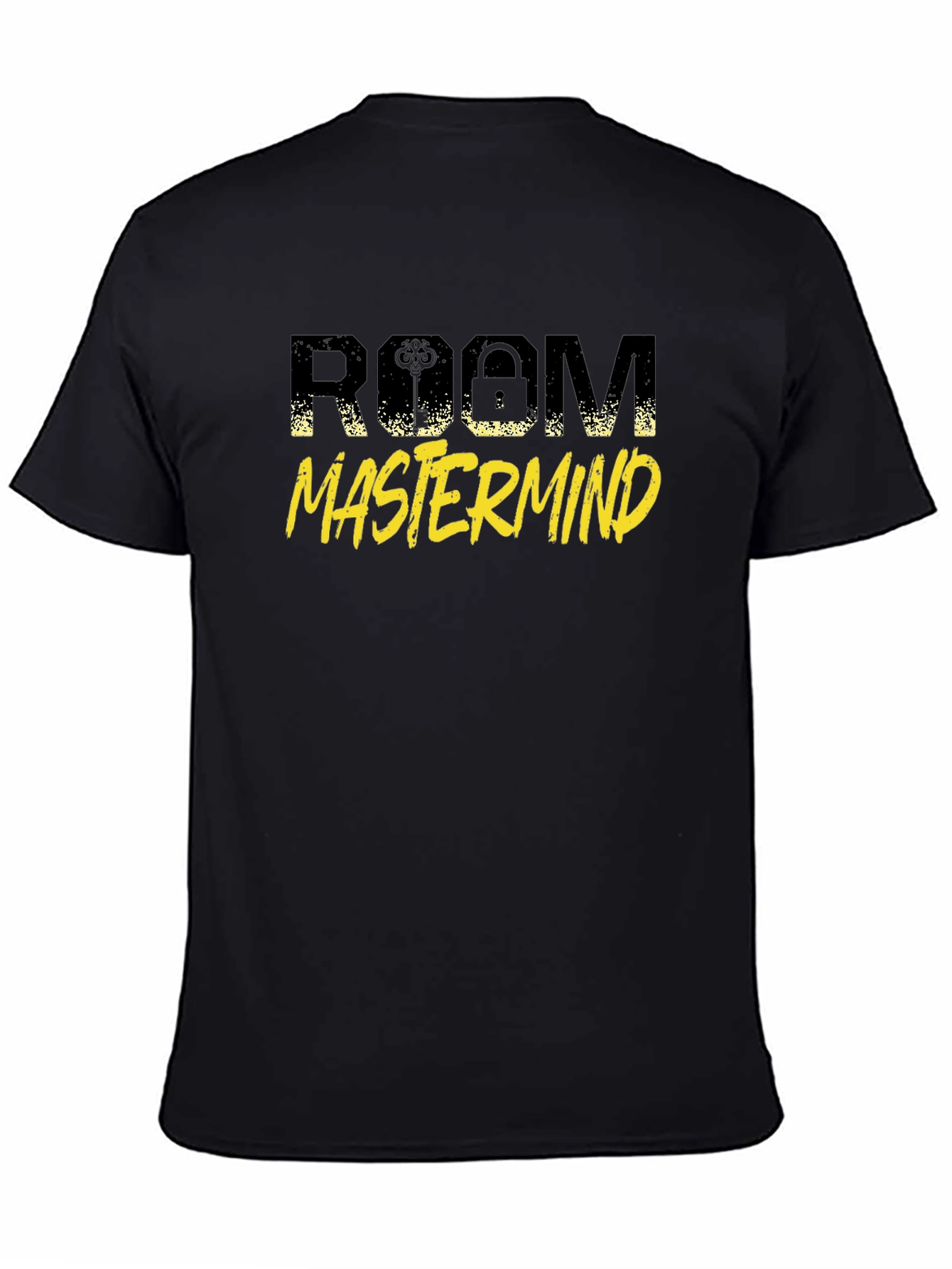 Room Mastermind Black Graphic T-Shirt