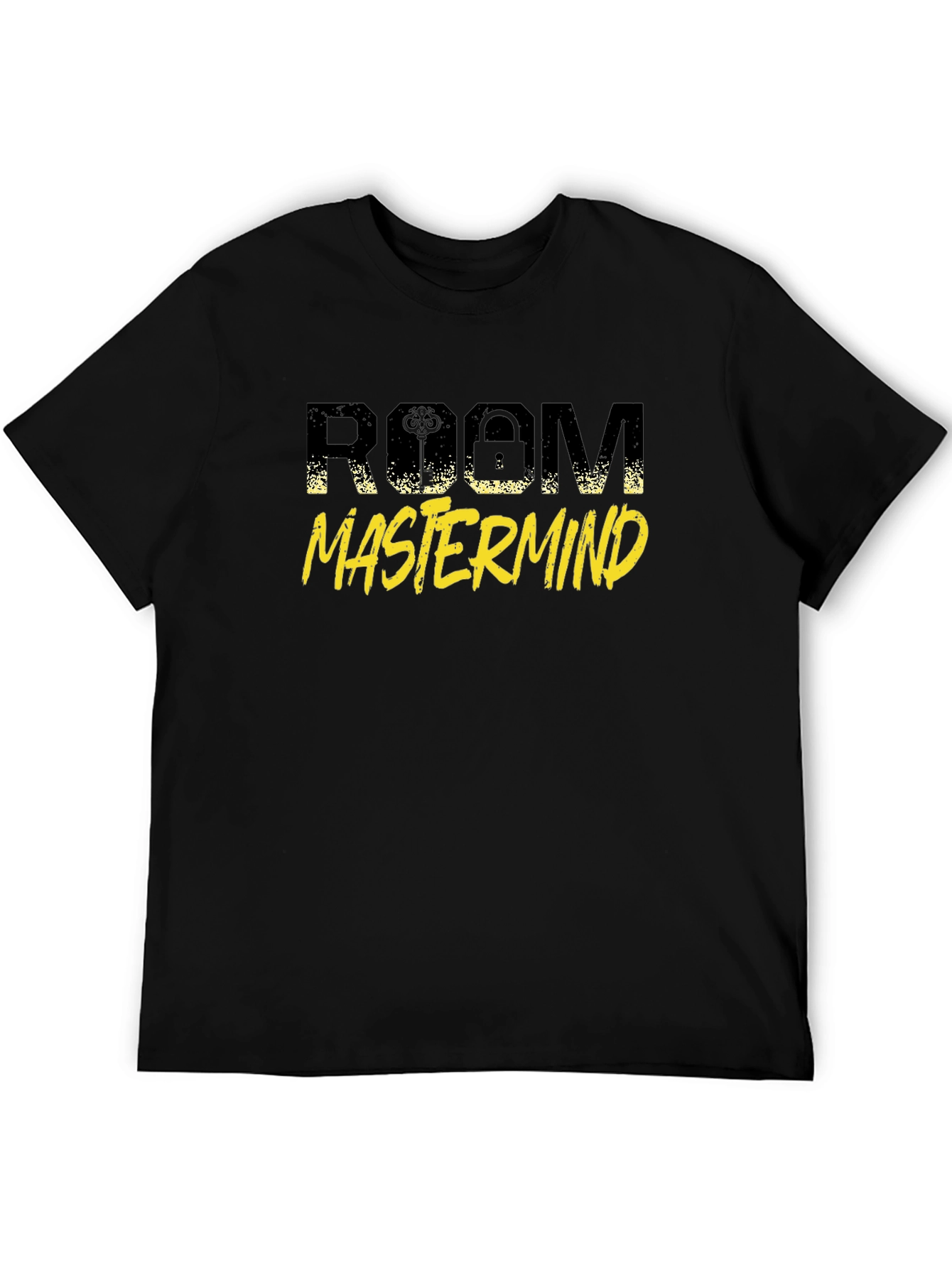 Room Mastermind Black Graphic T-Shirt