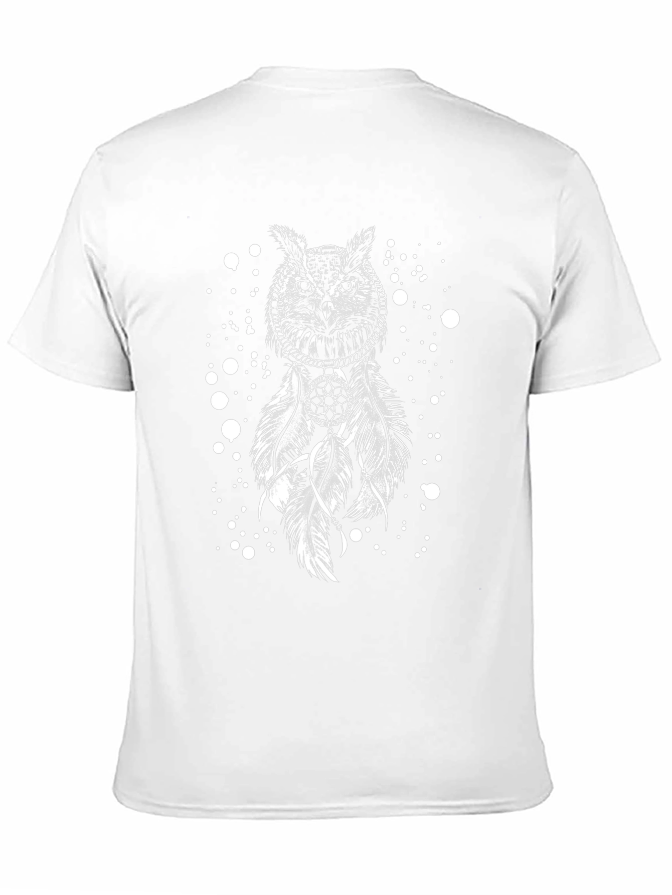 Owl Dreamcatcher Graphic Black T-Shirt