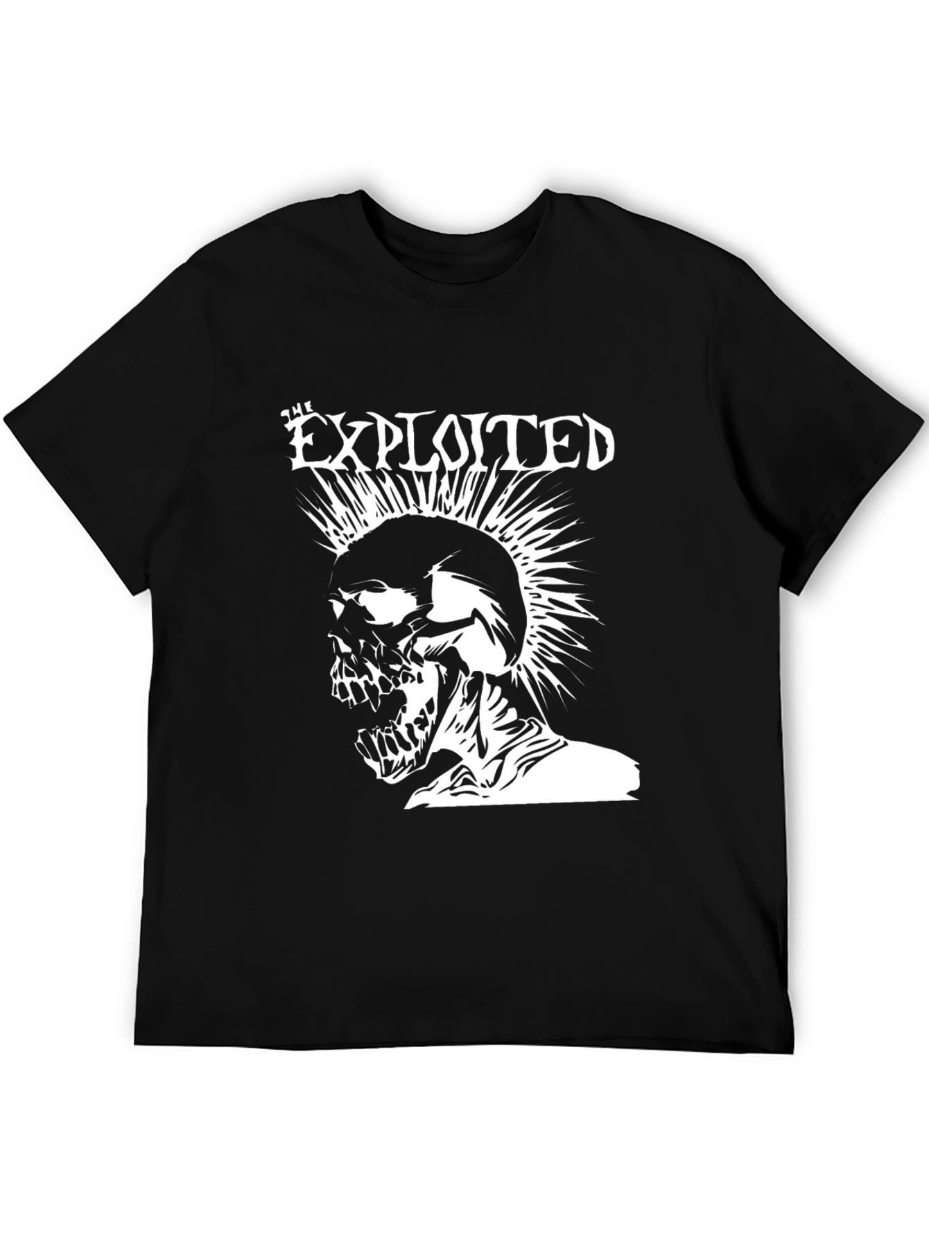 The Exploited Punk Skull T-Shirt - Black