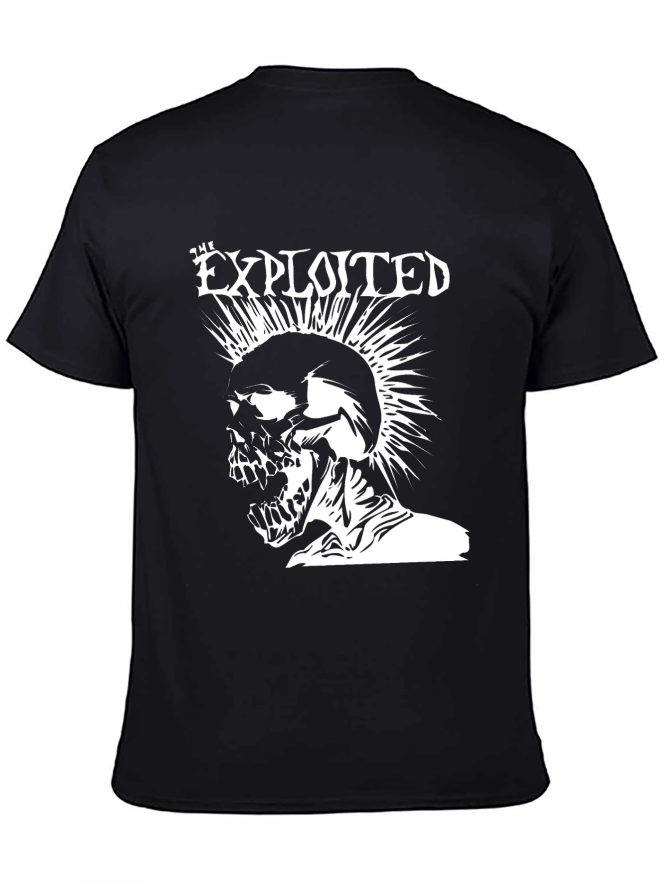 The Exploited Punk Skull T-Shirt - Black
