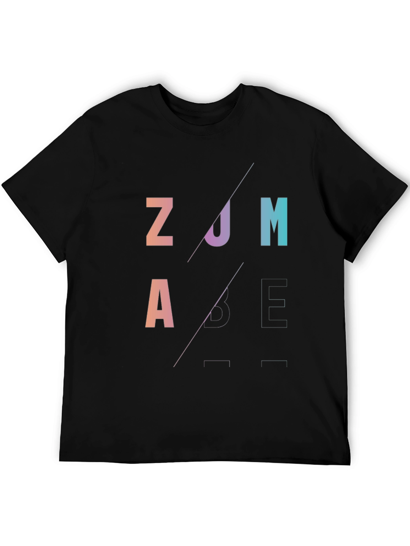 Zumba Black Graphic Print T-Shirt