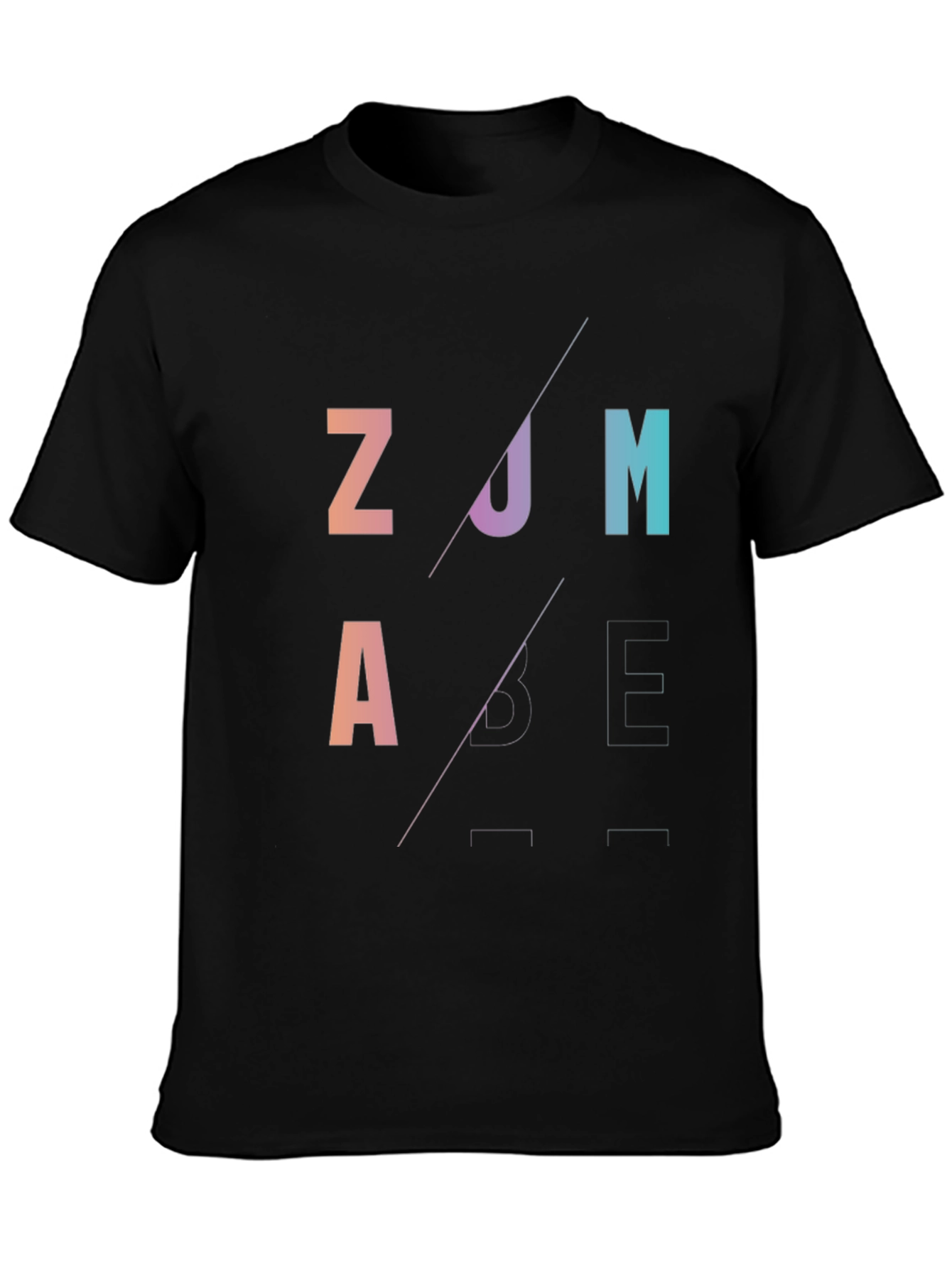 Zumba Black Graphic Print T-Shirt