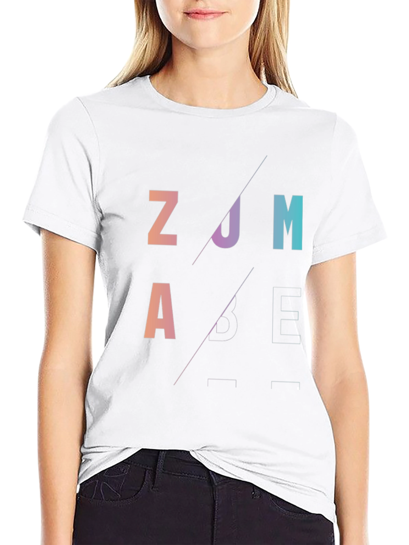 Zumba Black Graphic Print T-Shirt