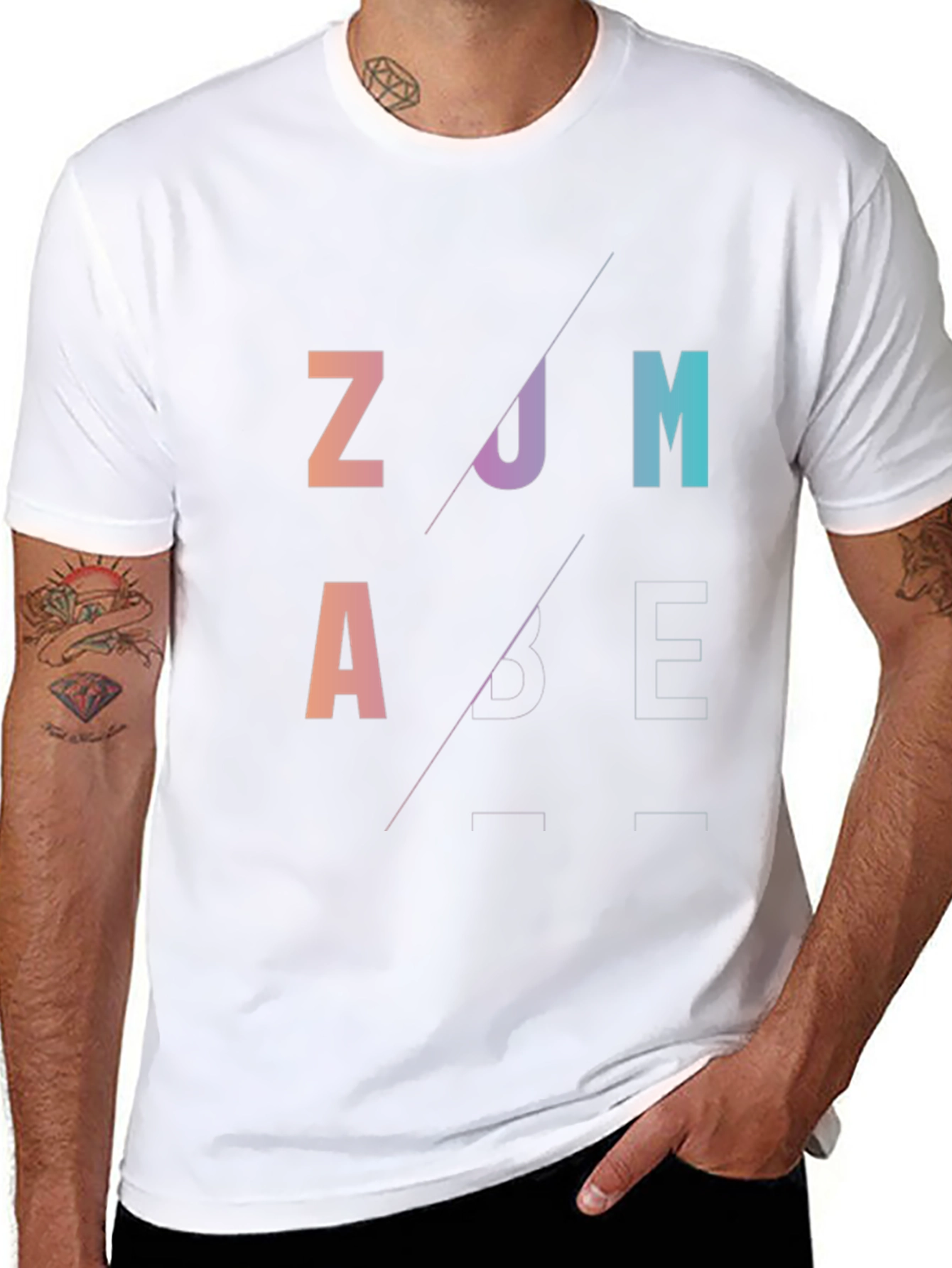 Zumba Black Graphic Print T-Shirt
