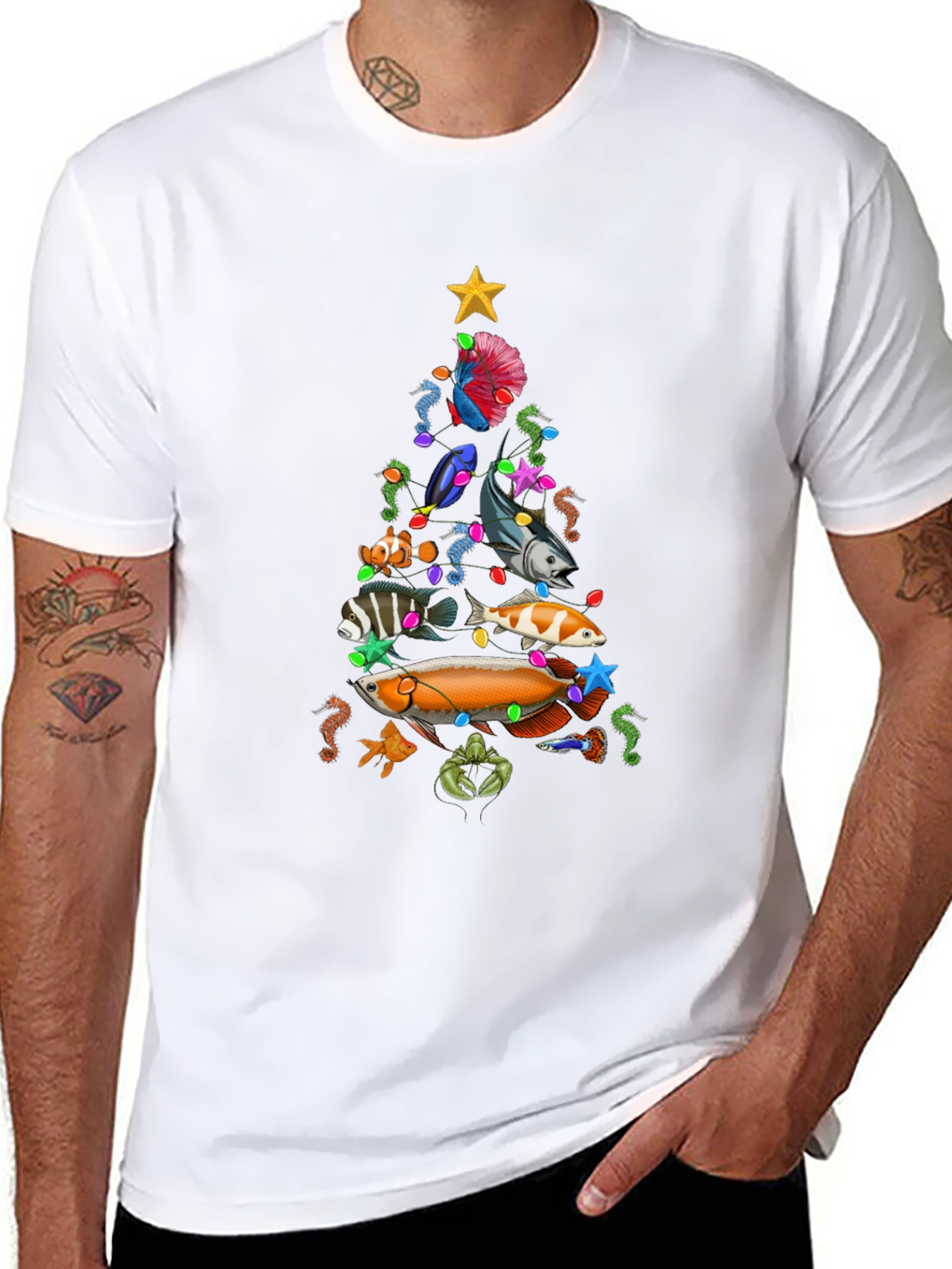 Festive Fishmas T-Shirt