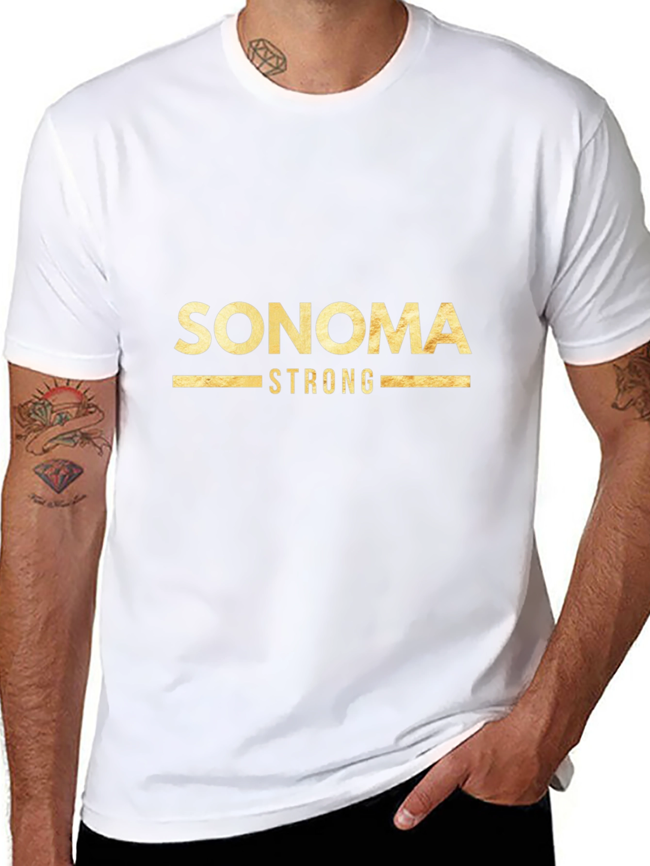 Sonoma Strong Black Graphic Tee