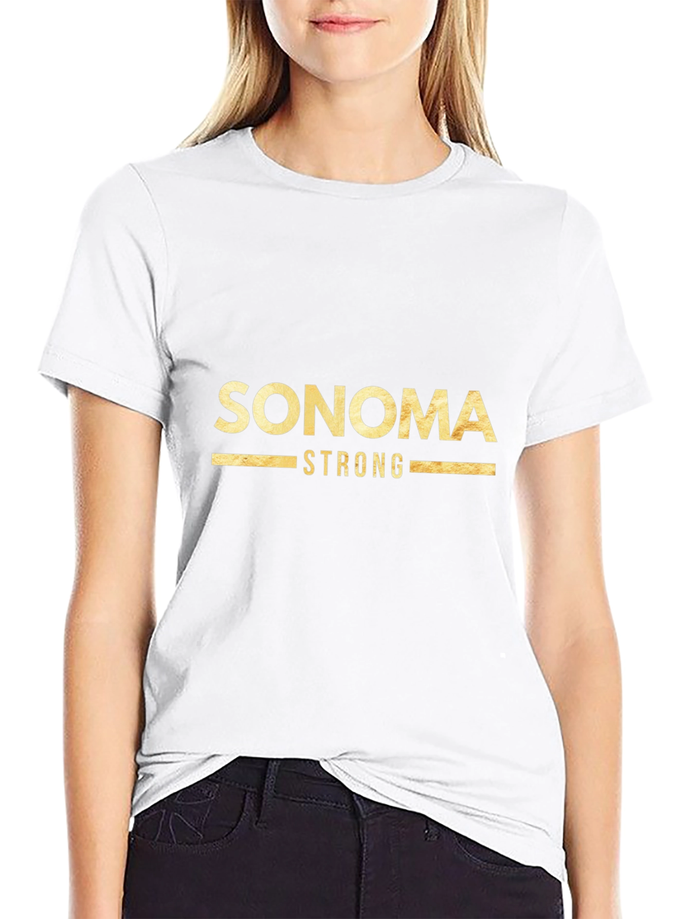 Sonoma Strong Black Graphic Tee