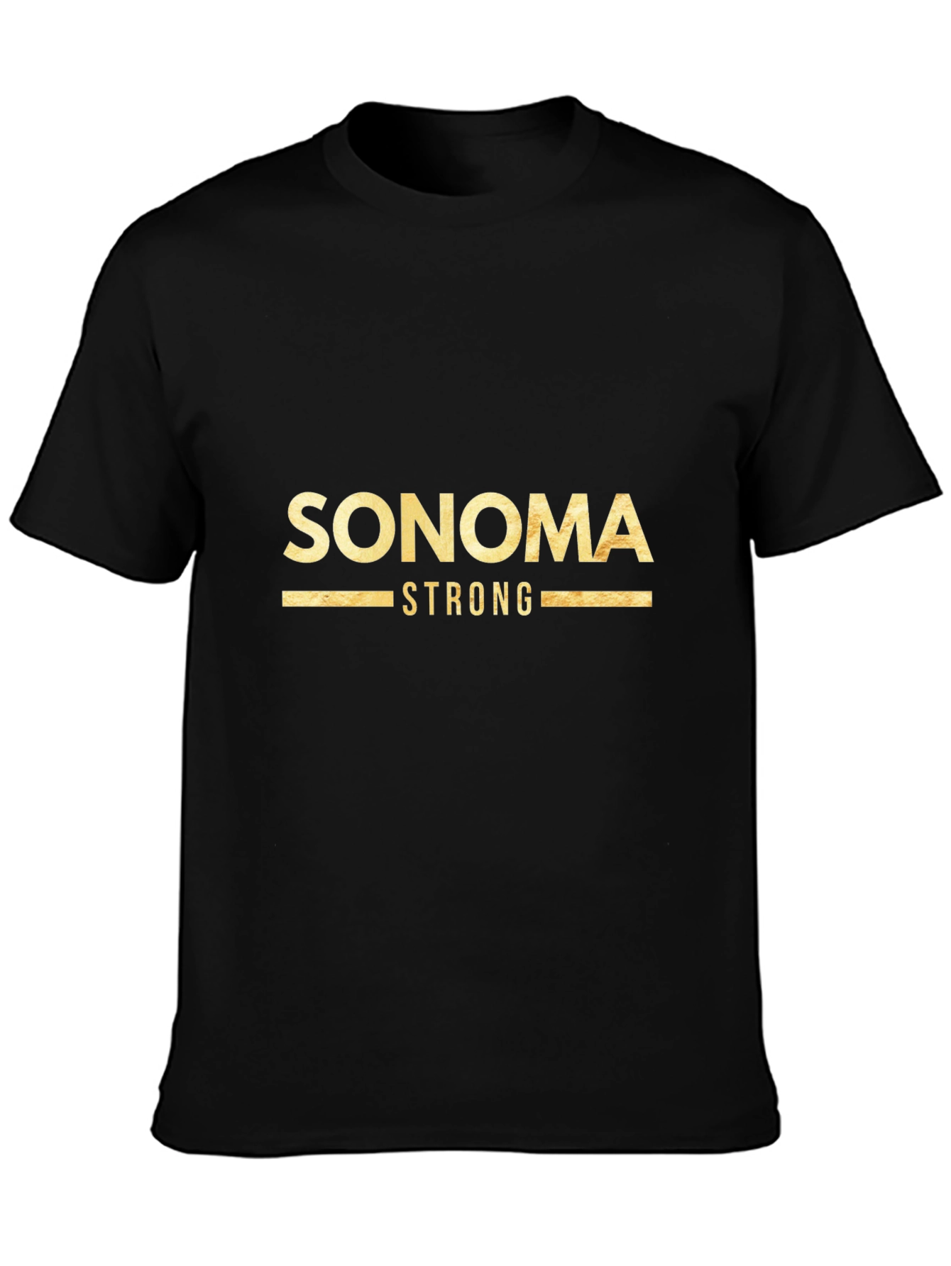 Sonoma Strong Black Graphic Tee