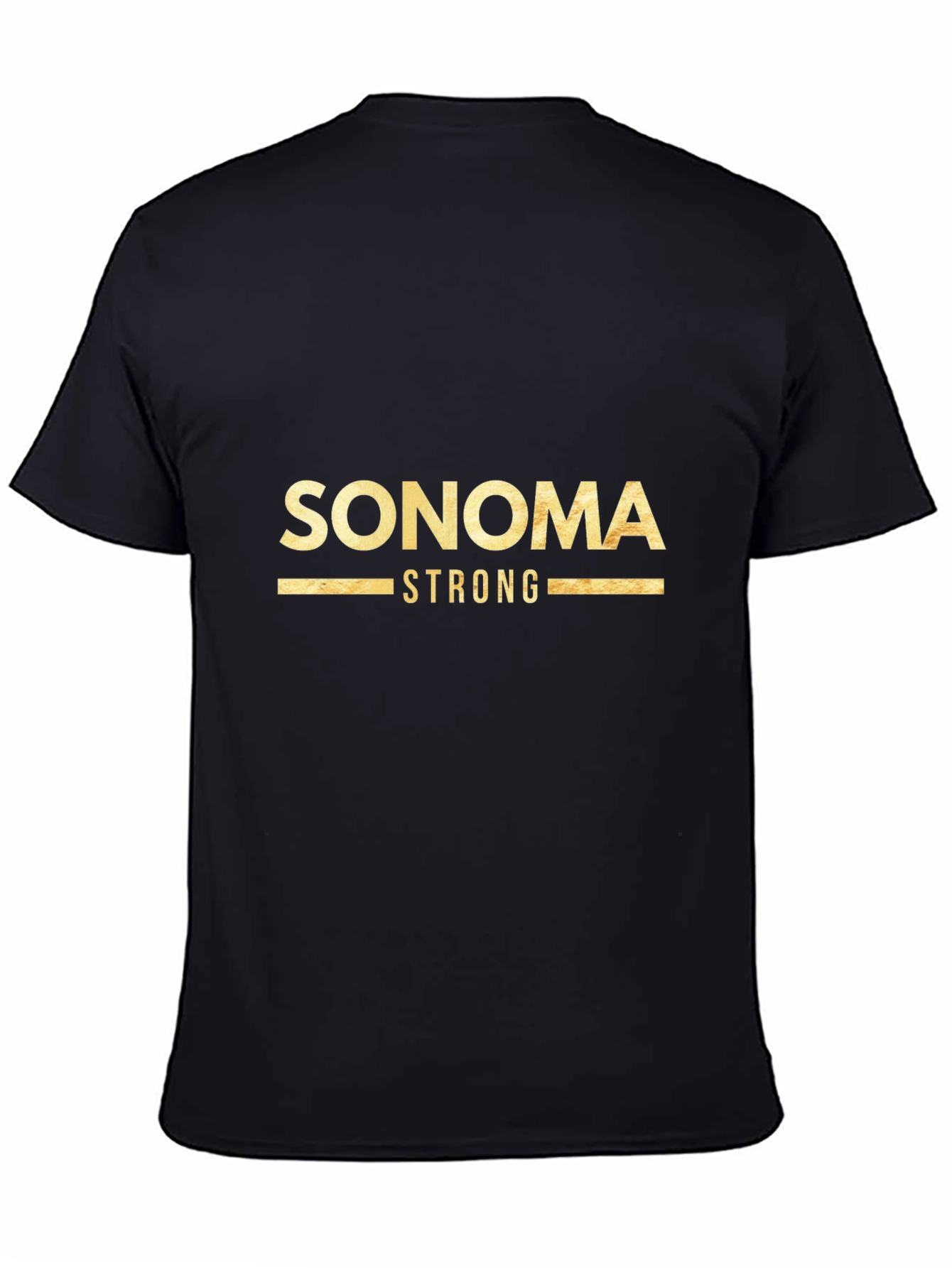 Sonoma Strong Black Graphic Tee