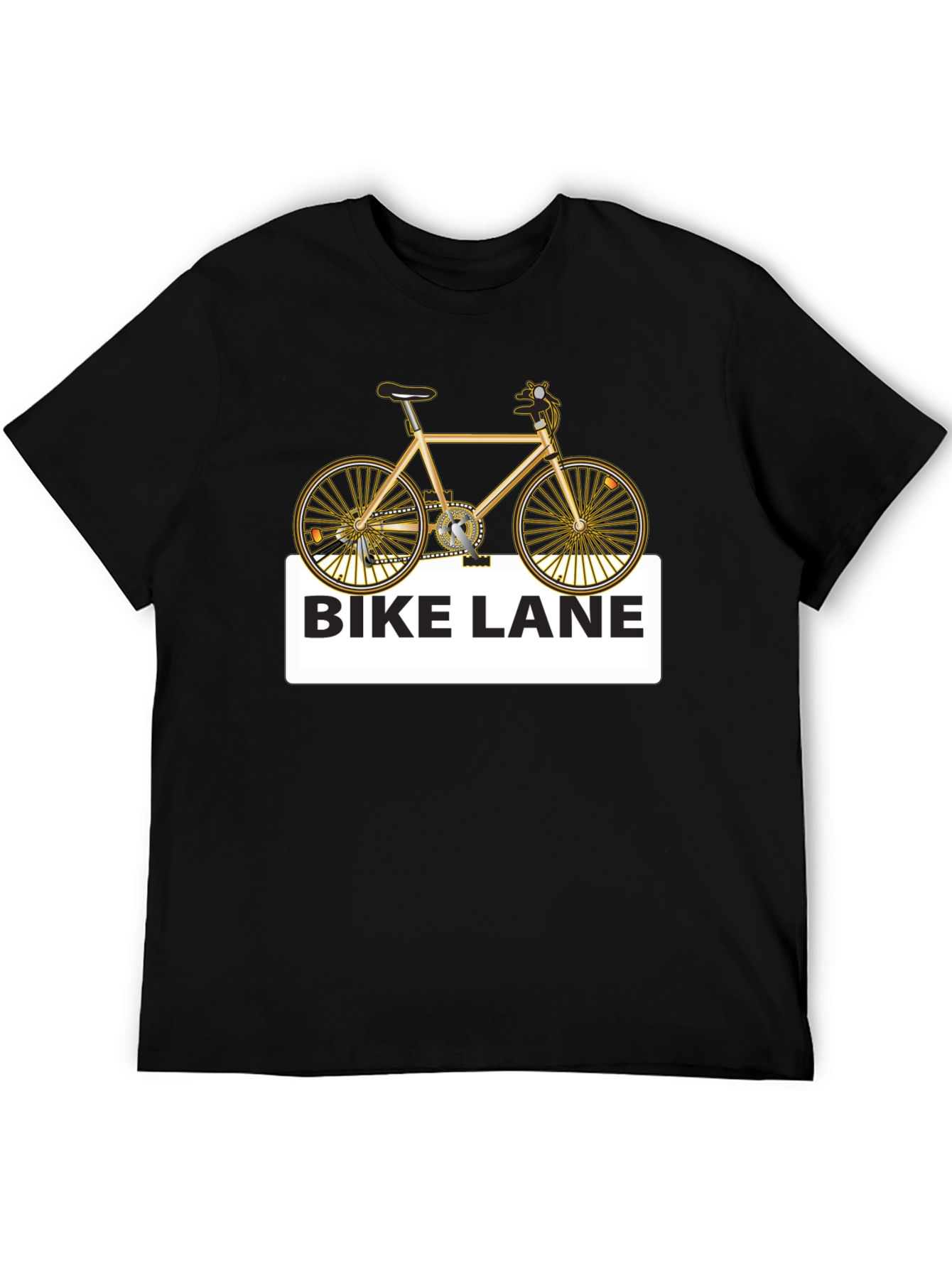 Bike Lane Graphic Tee - Stylish Cycling Shirt