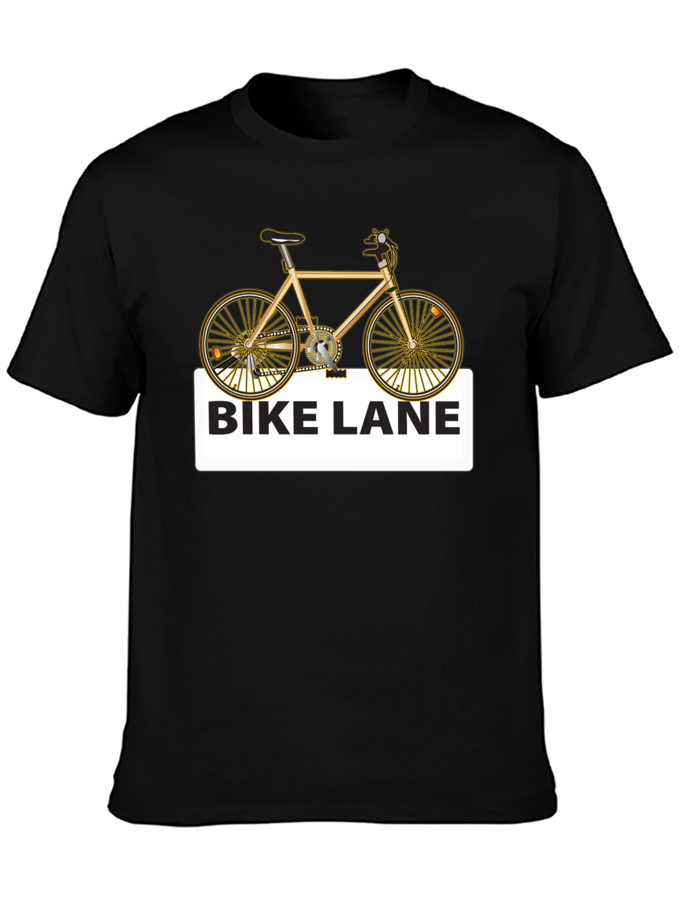 Bike Lane Graphic Tee - Stylish Cycling Shirt
