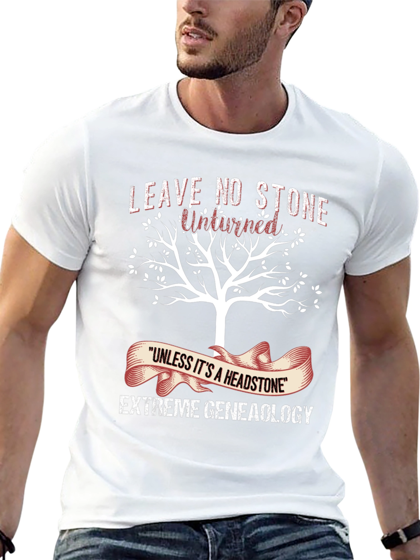 Genealogy T-Shirt: Leave No Stone Unturned