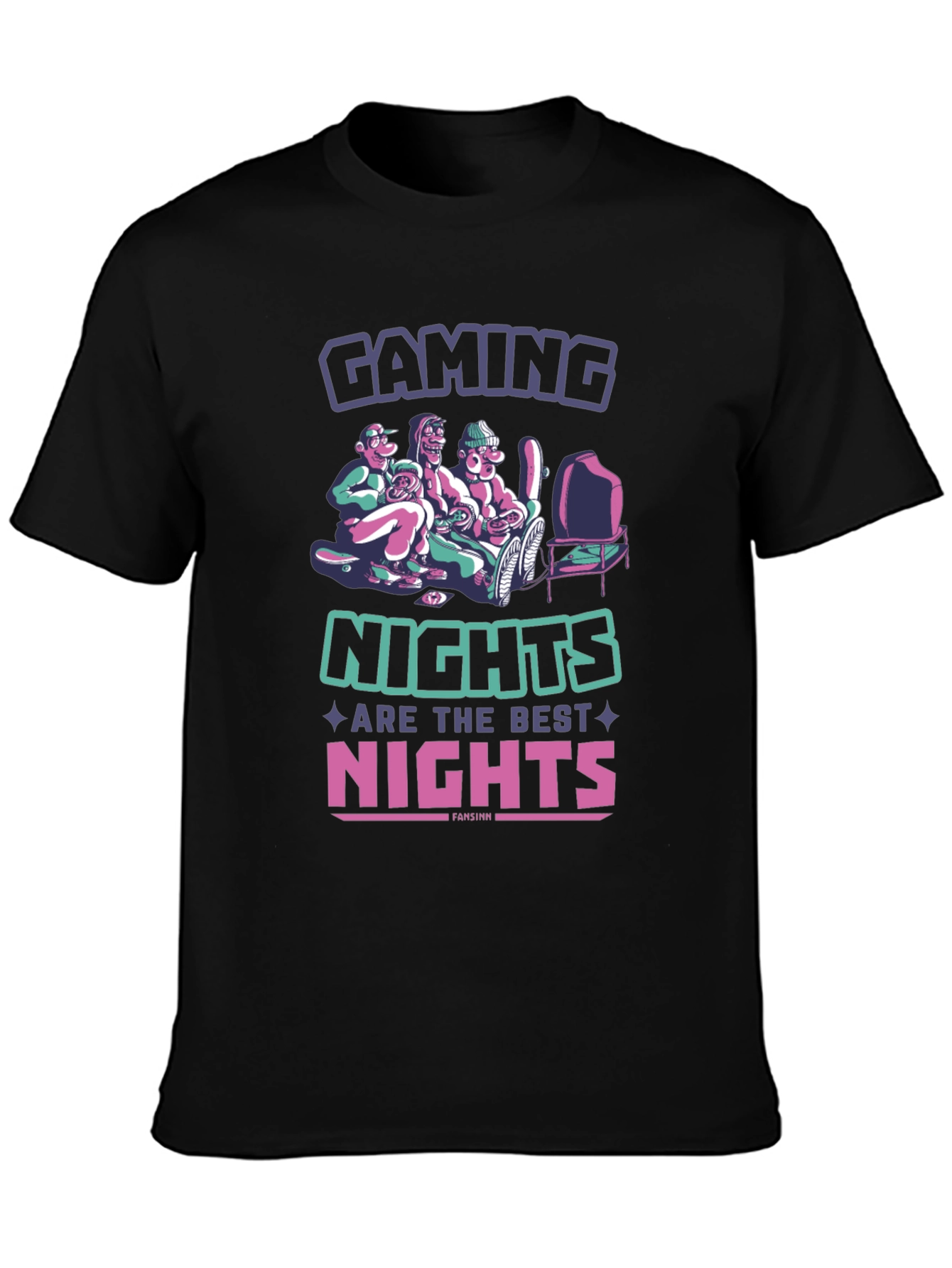 Gaming Nights Black T-Shirt