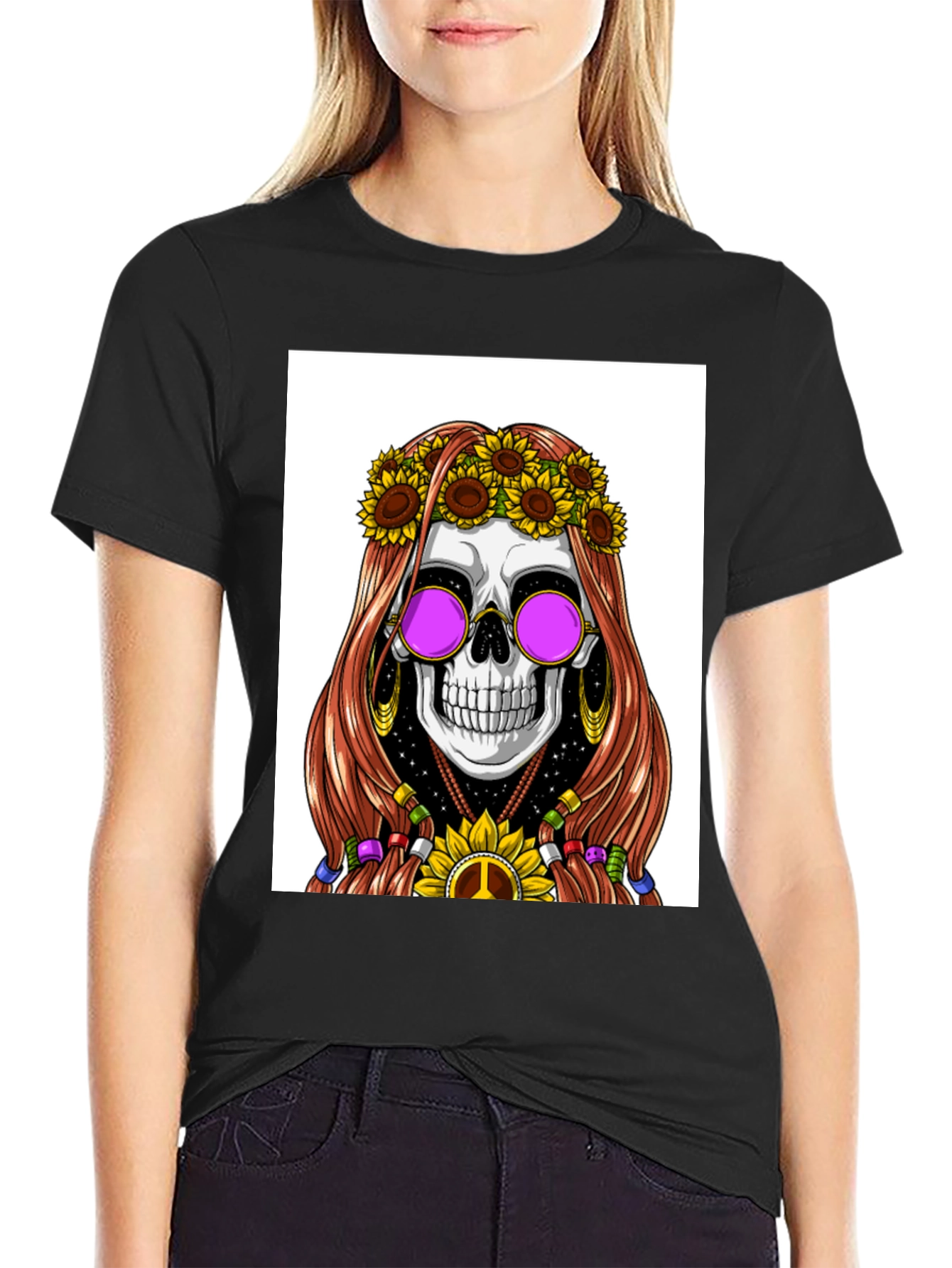 Skull Sunflower T-Shirt