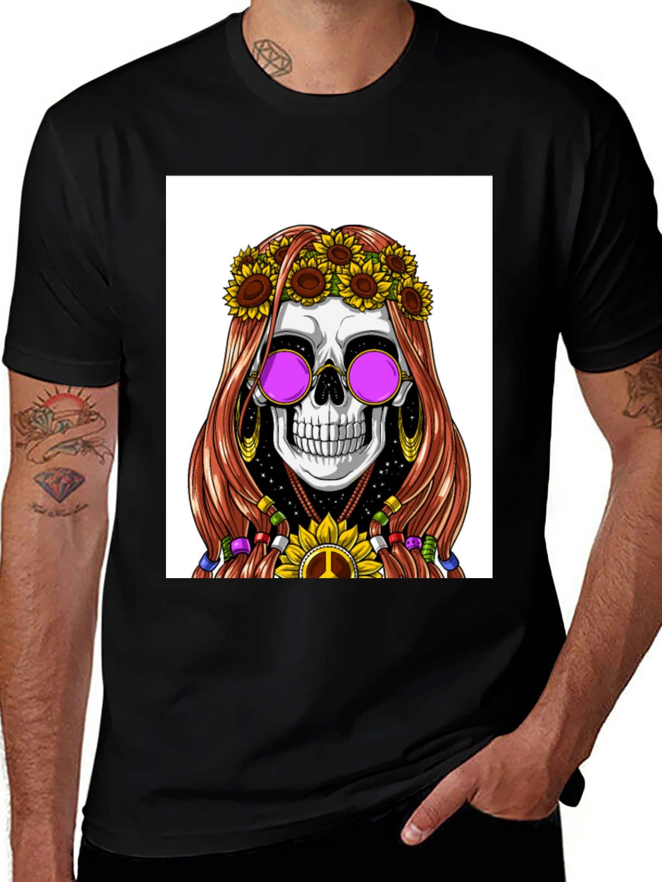 Skull Sunflower T-Shirt