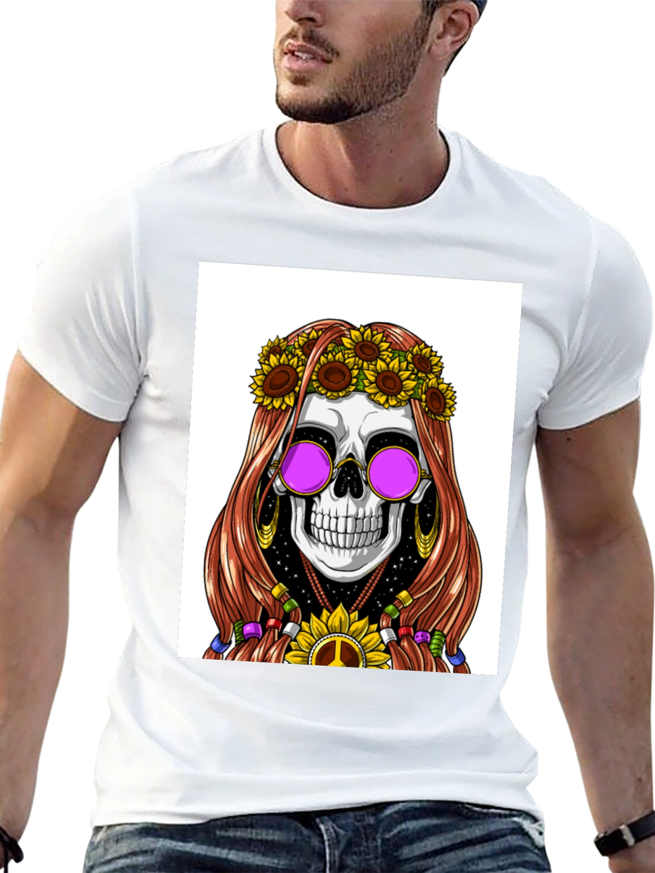 Skull Sunflower T-Shirt